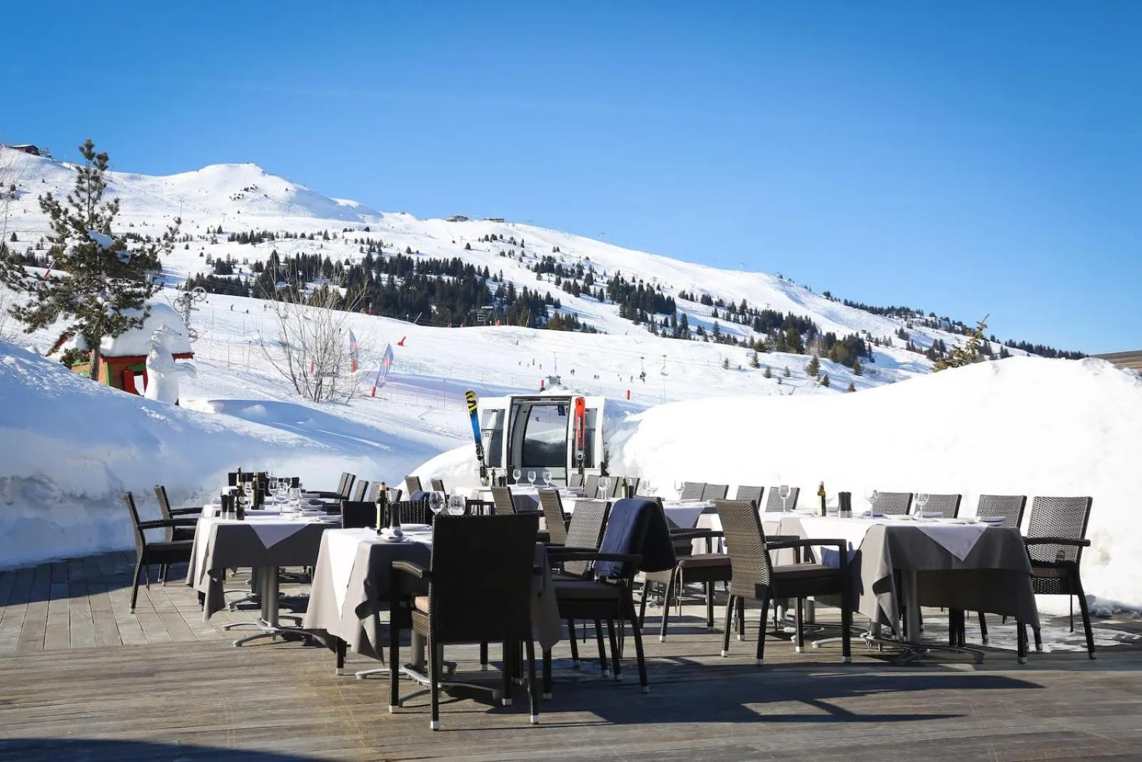 Patio in Hotel Annapurna