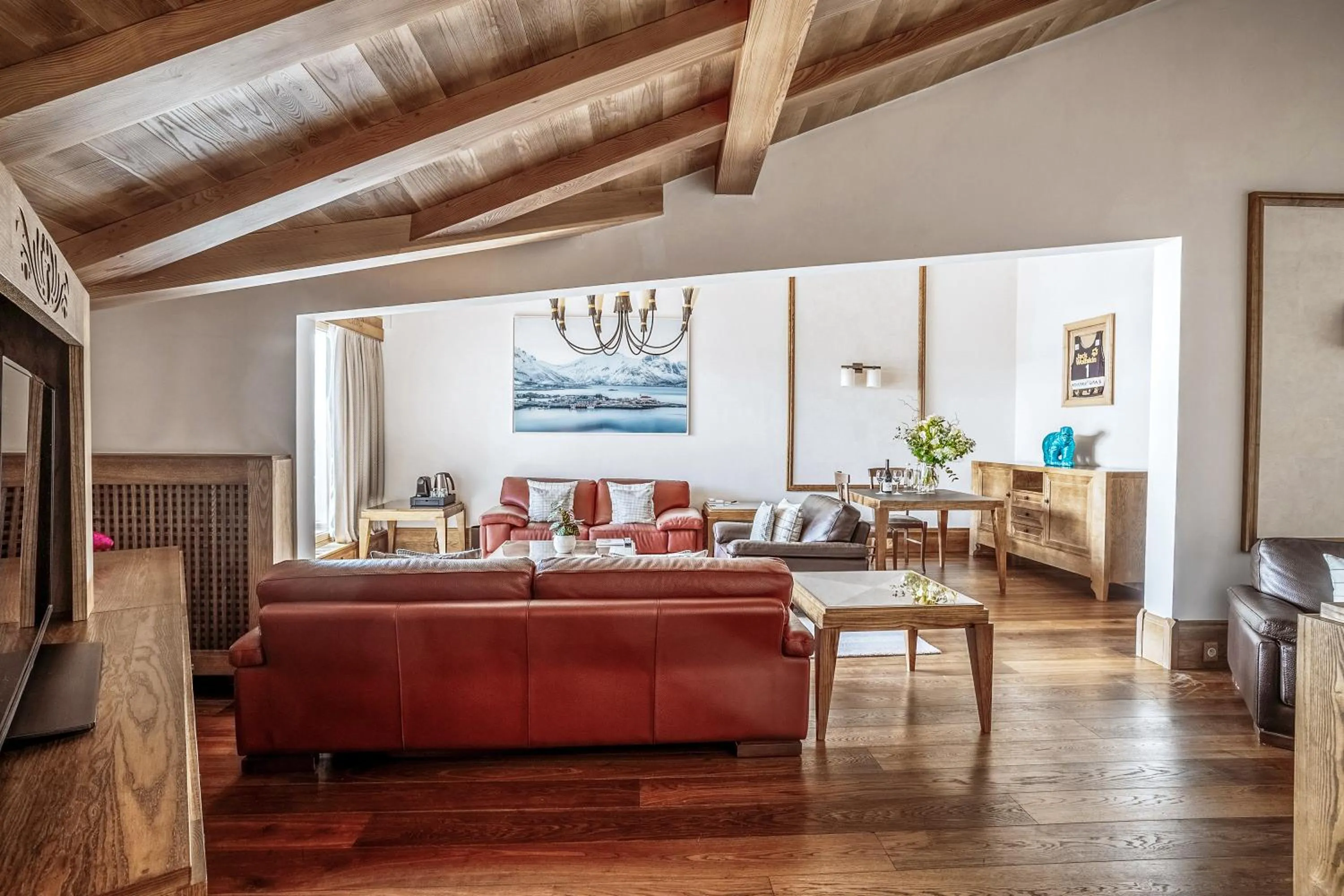 Living room in Hotel Annapurna