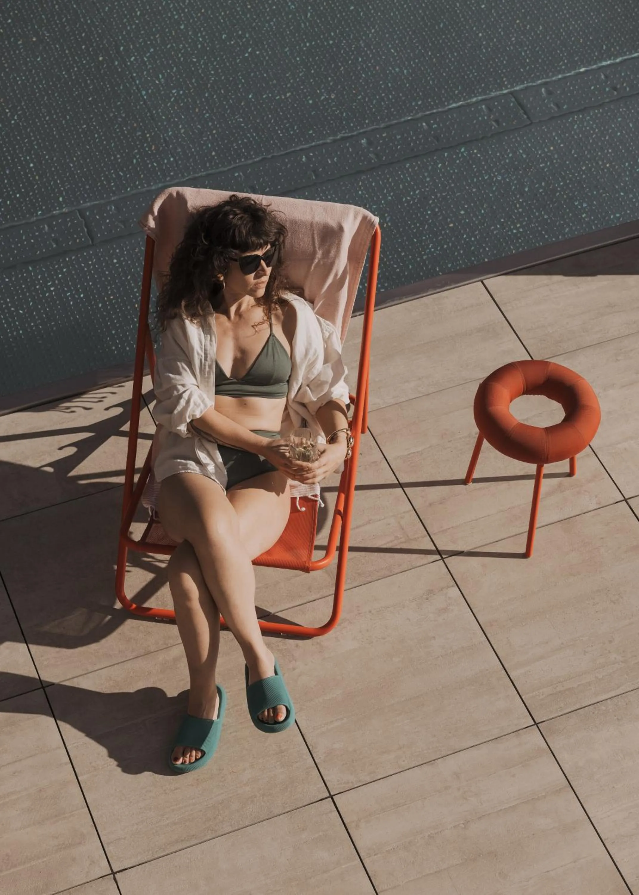 Pool view in GOING TRIPLE A apartments WEST