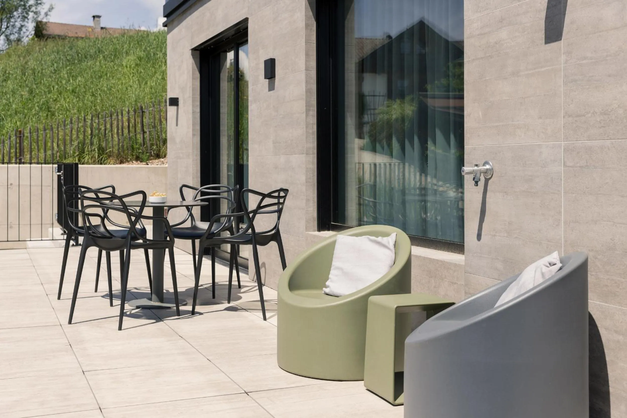 Balcony/Terrace in GOING TRIPLE A apartments WEST