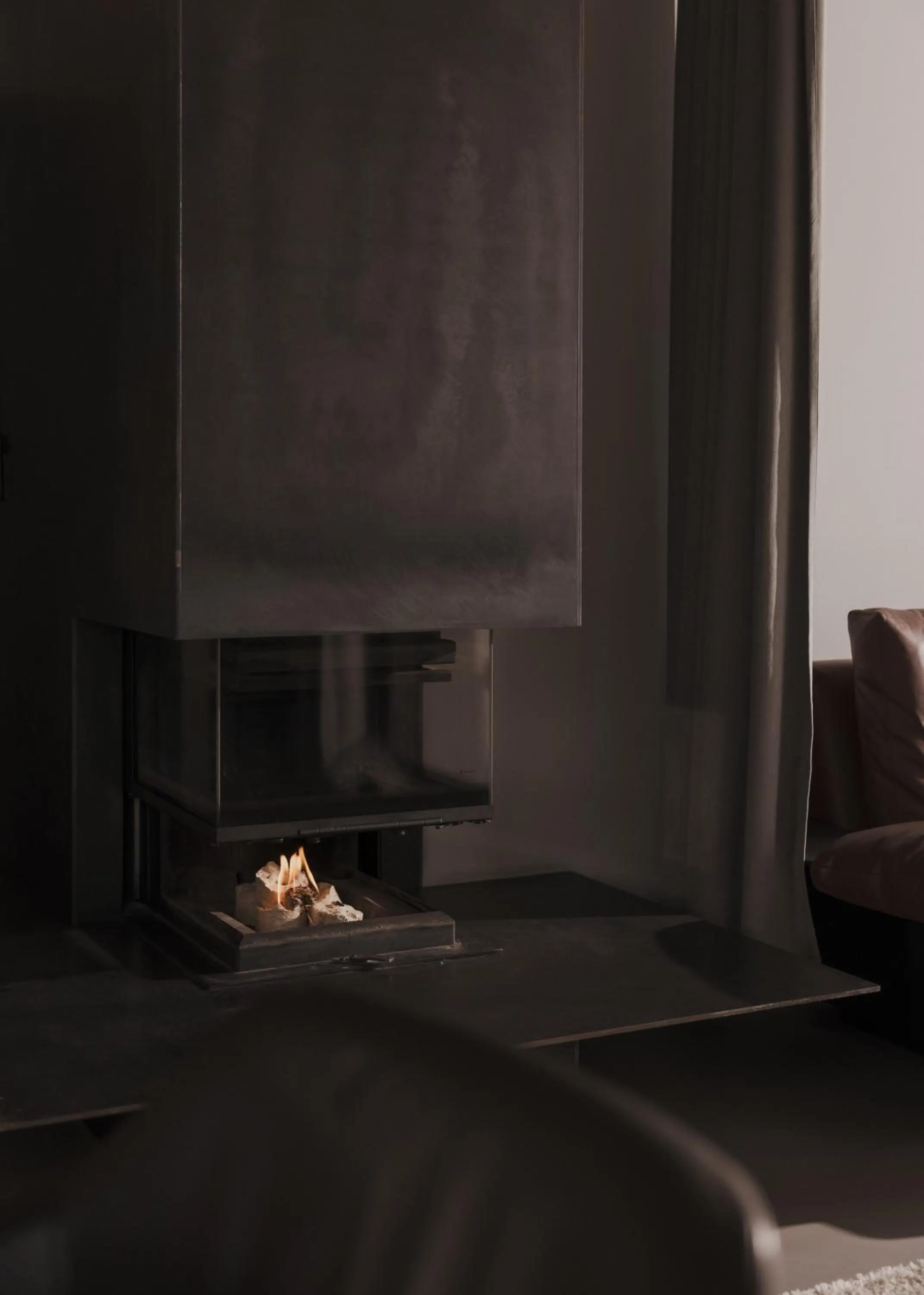 fireplace in GOING TRIPLE A apartments WEST