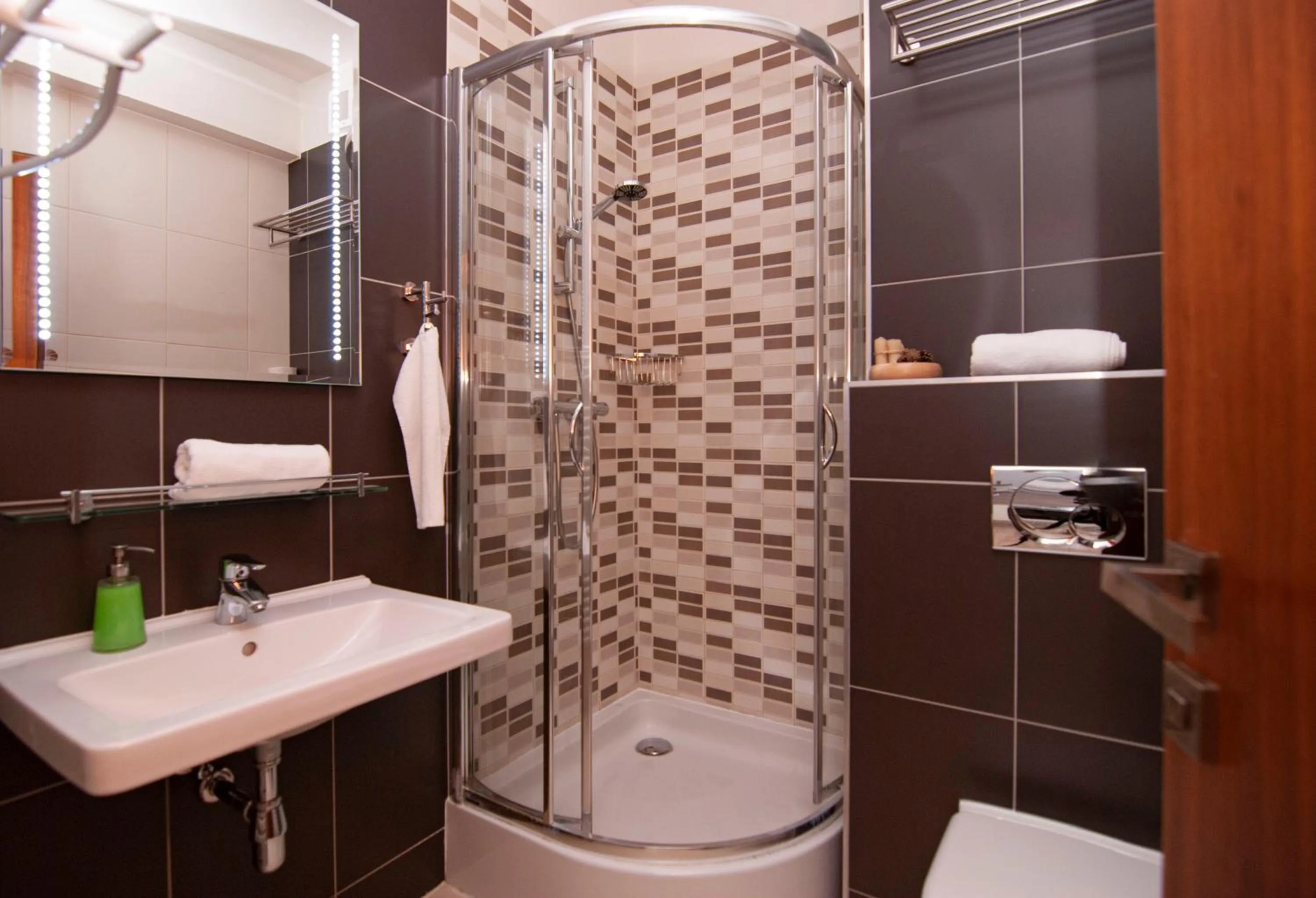 Shower in Apartmany Sileas