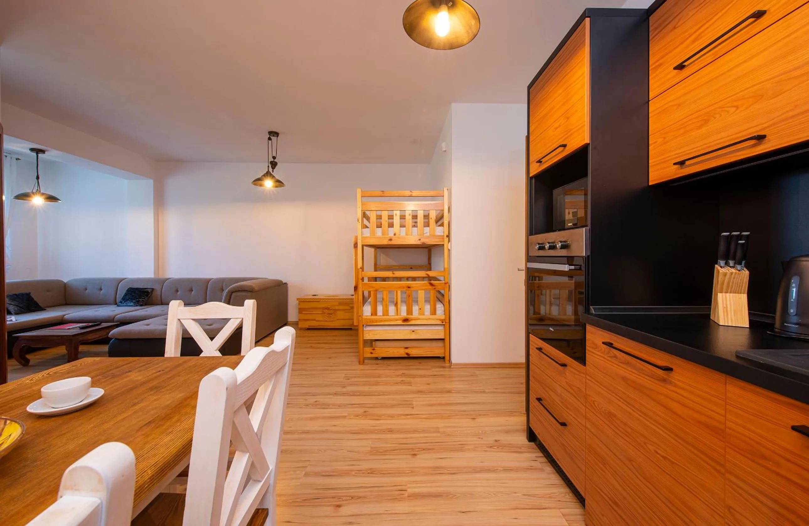 kitchen in Apartmany Sileas