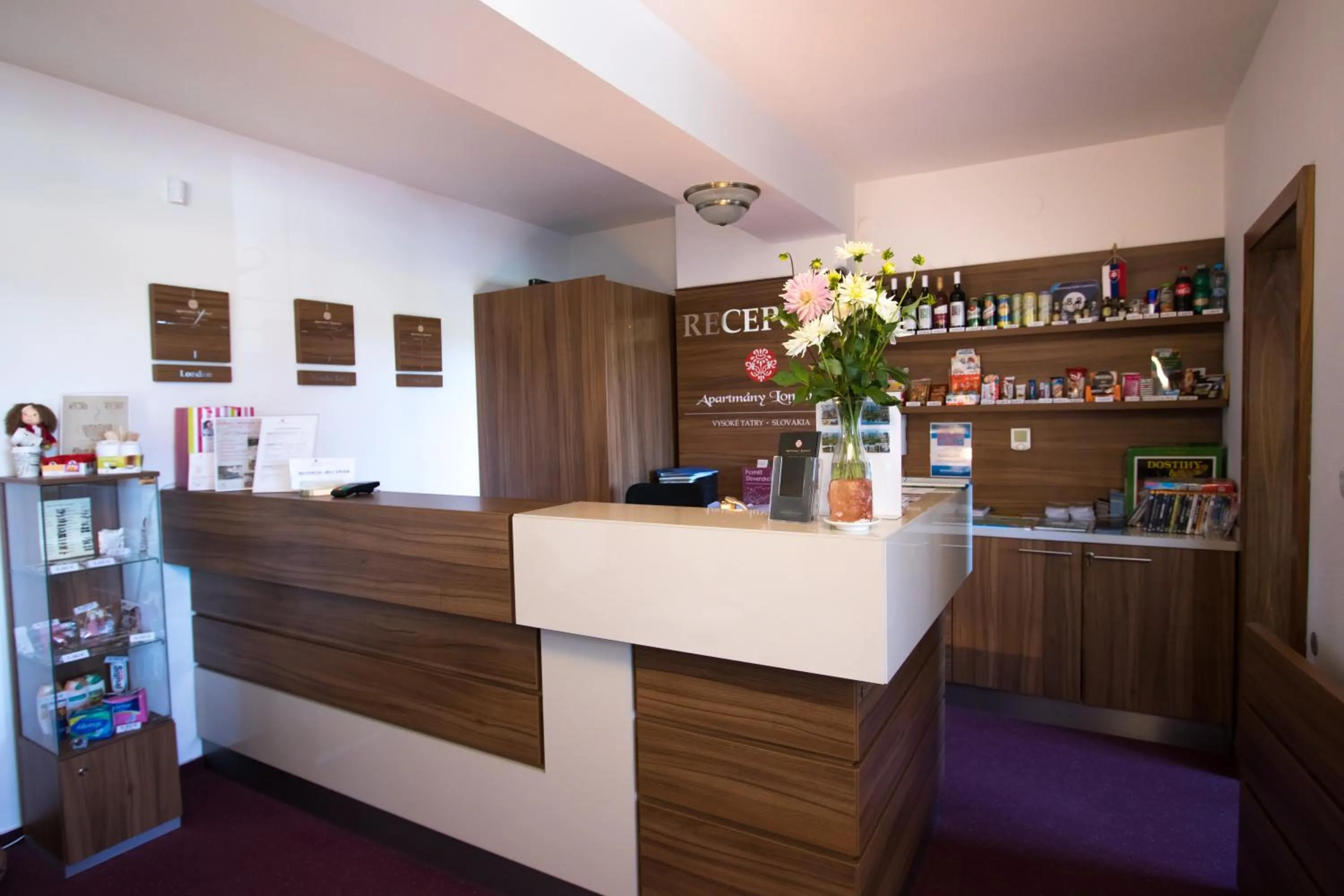 Lobby or reception in Apartmany Sileas