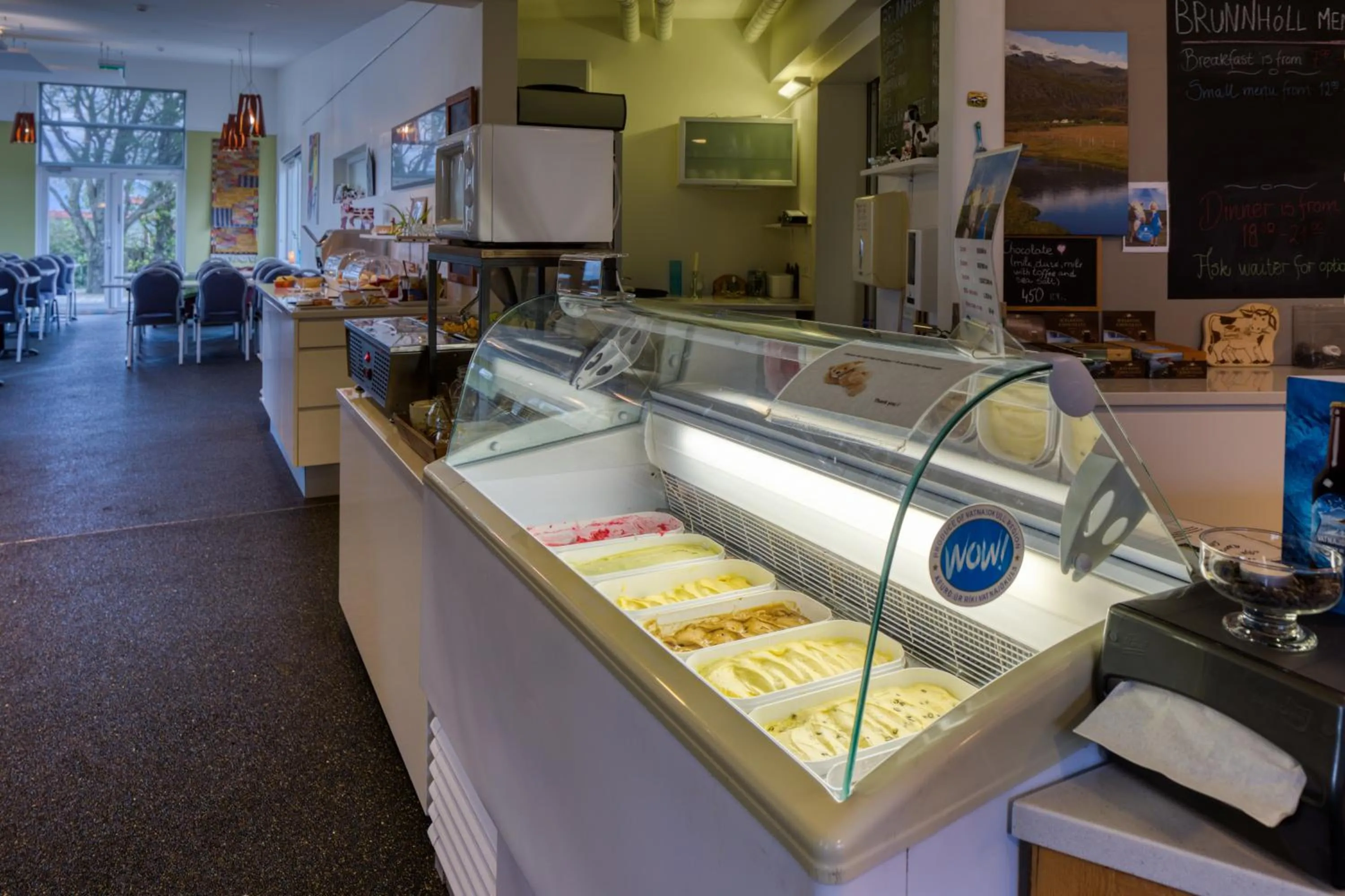 Restaurant/places to eat in Brunnholl Country Guesthouse