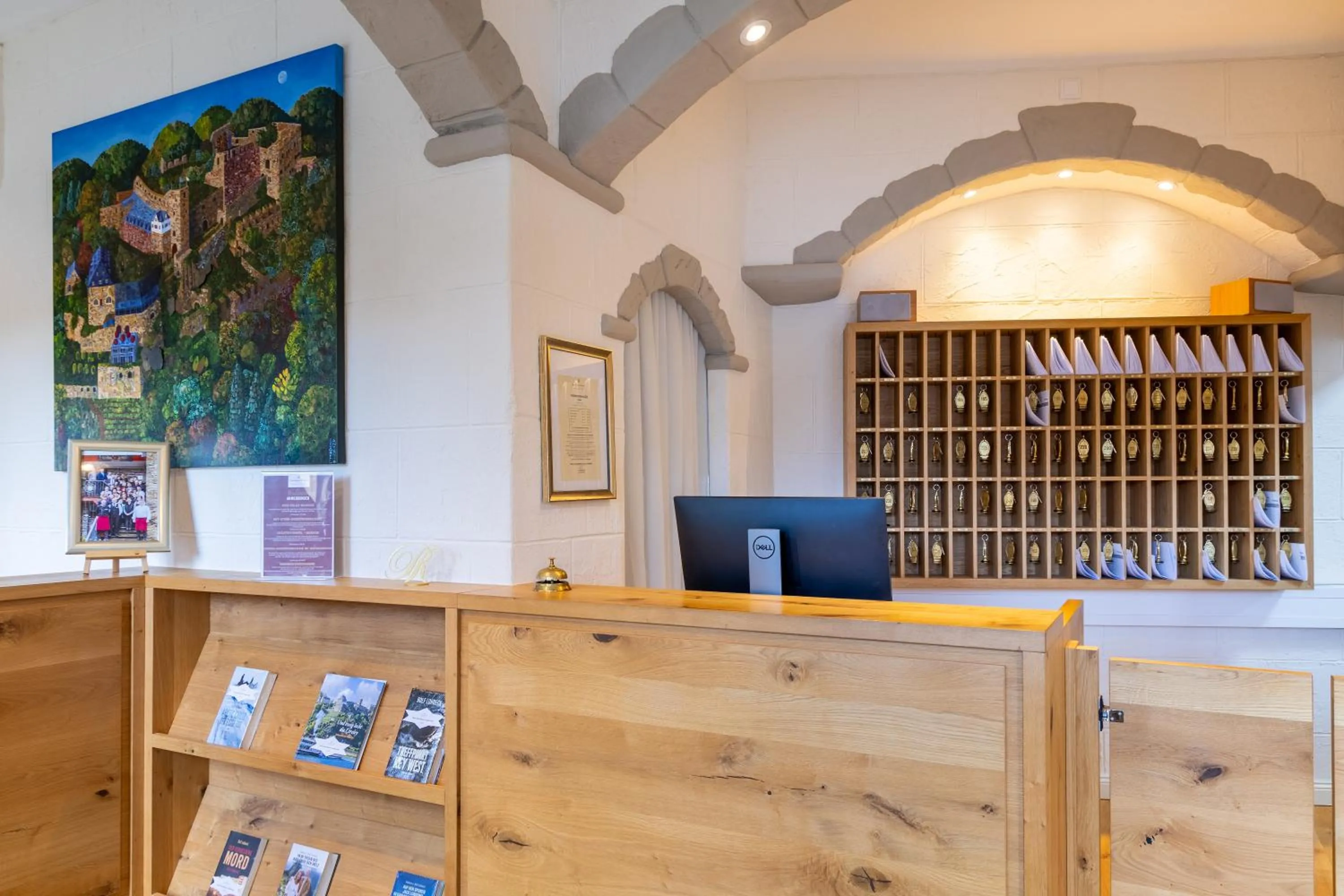Lobby or reception in Hotel Schloss Rheinfels