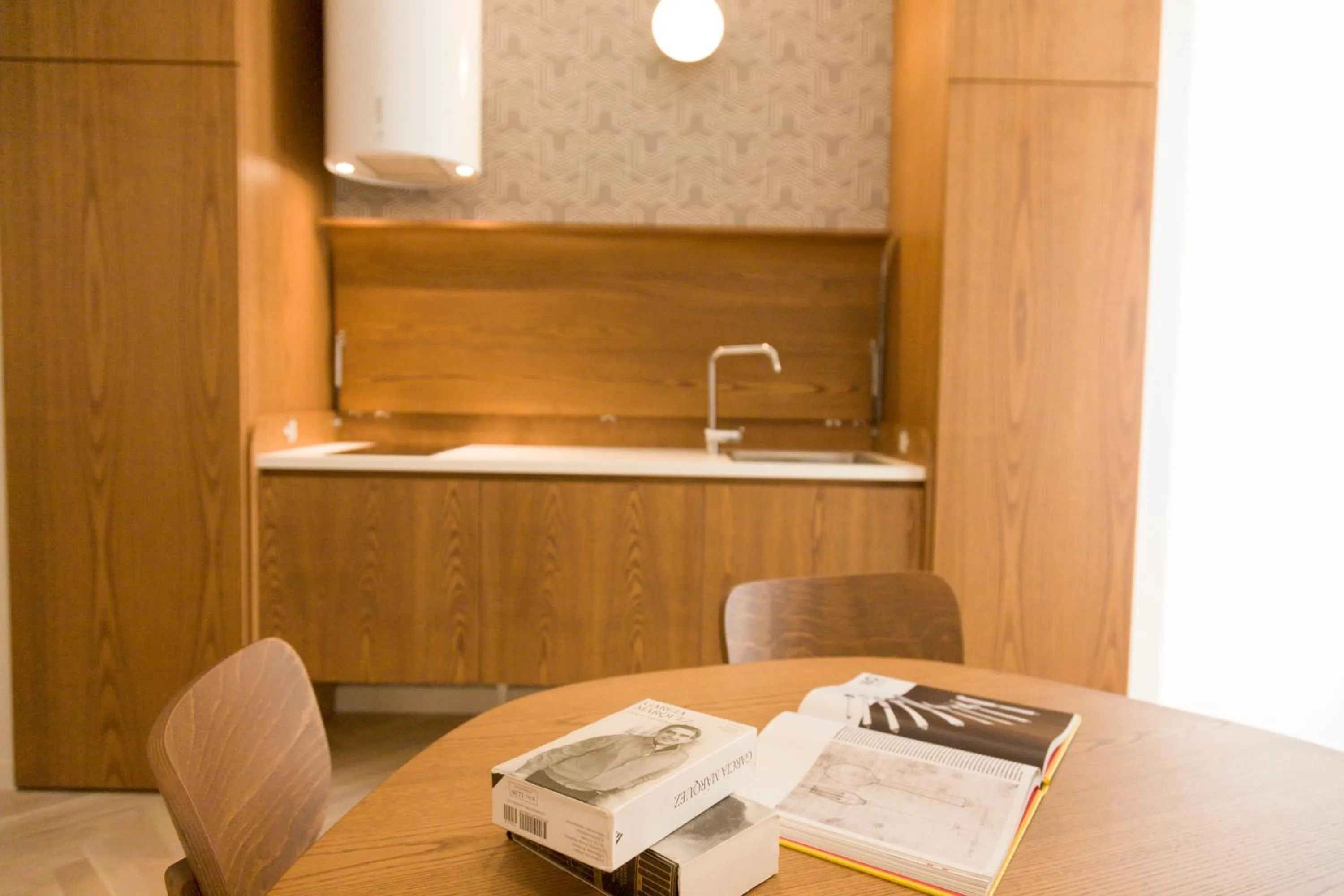 Kitchen or kitchenette in Metropolitan Suites