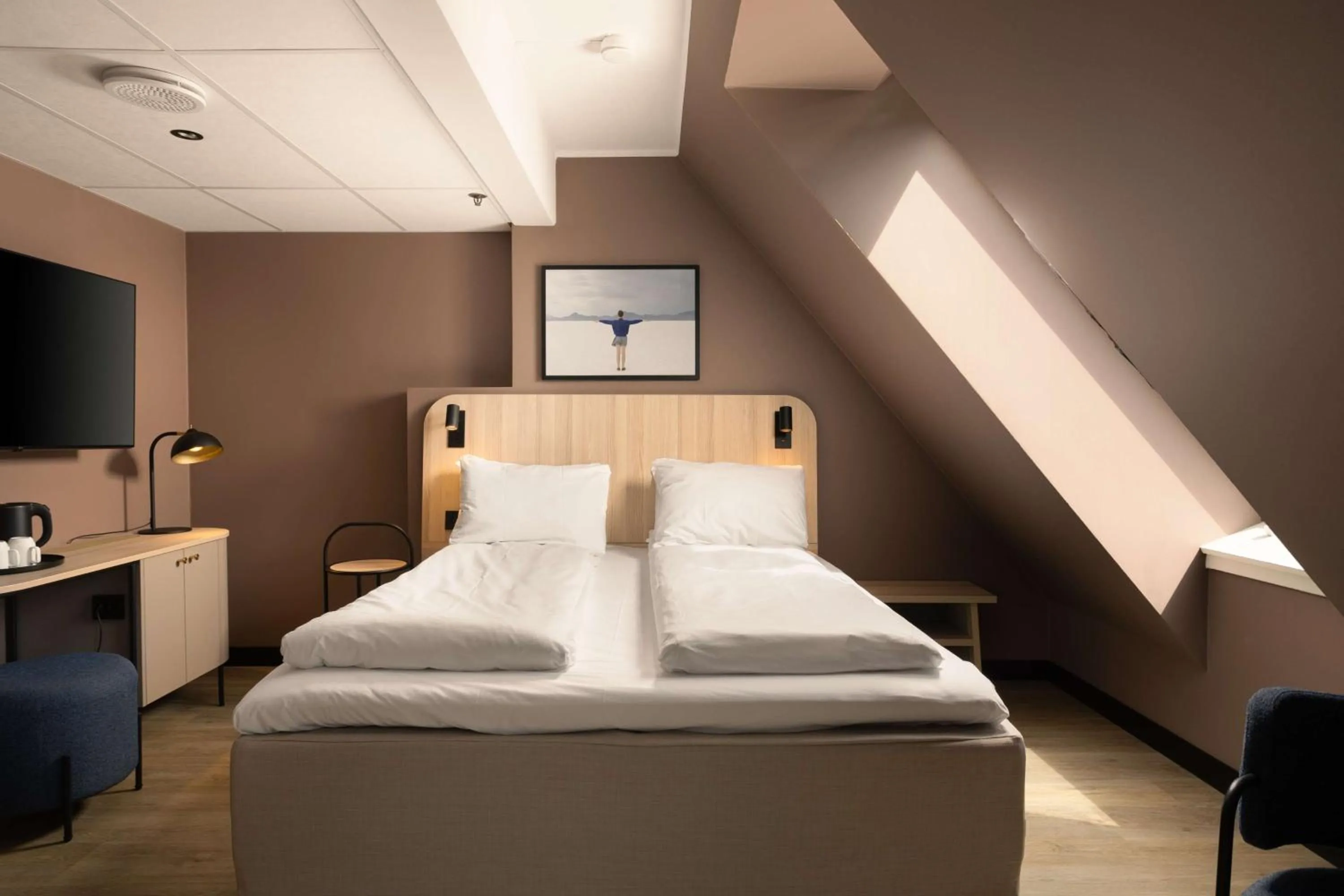 Bedroom, Bed in Scandic Victoria Oslo