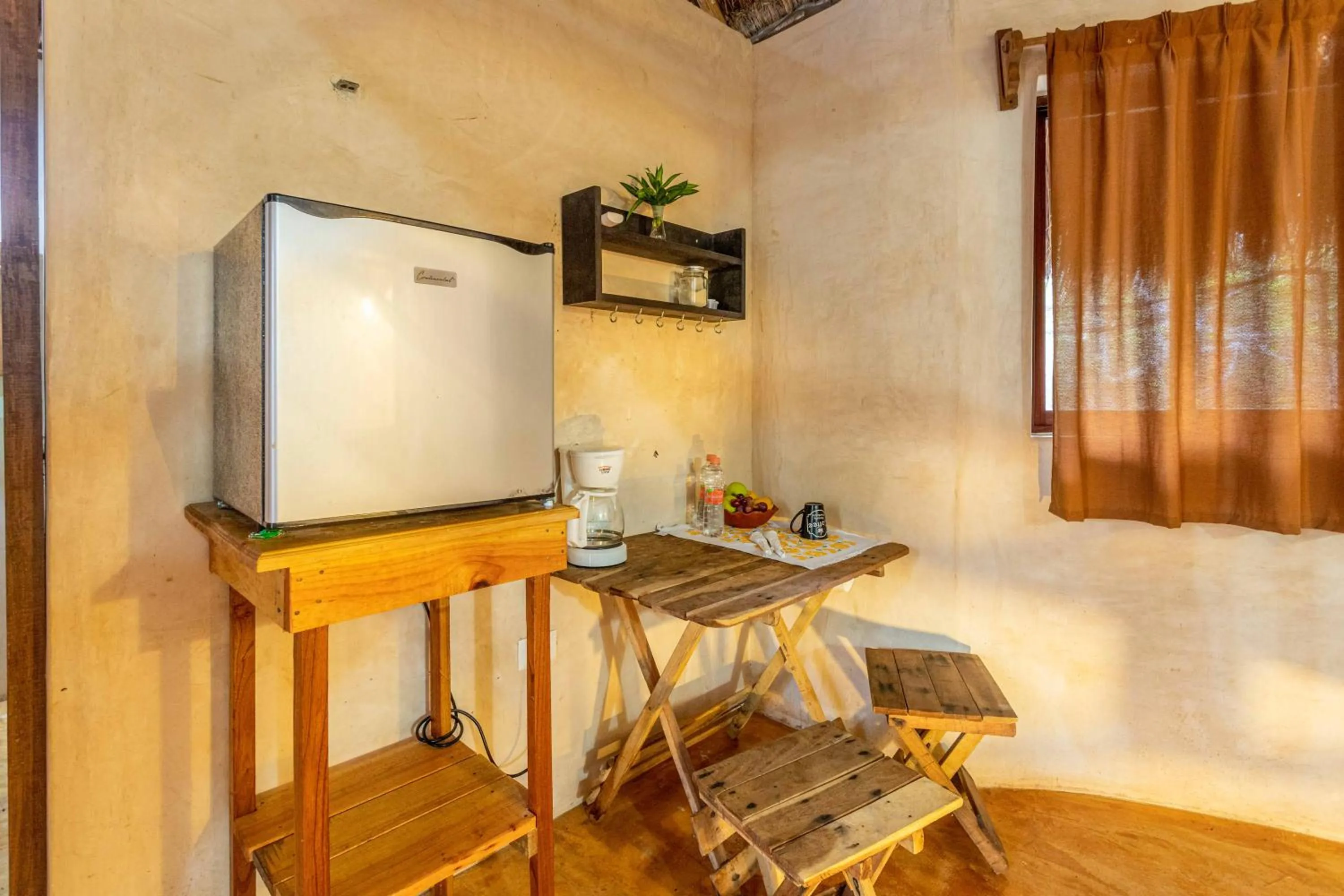 Dining area in Cabañas Santa Cruz Homún