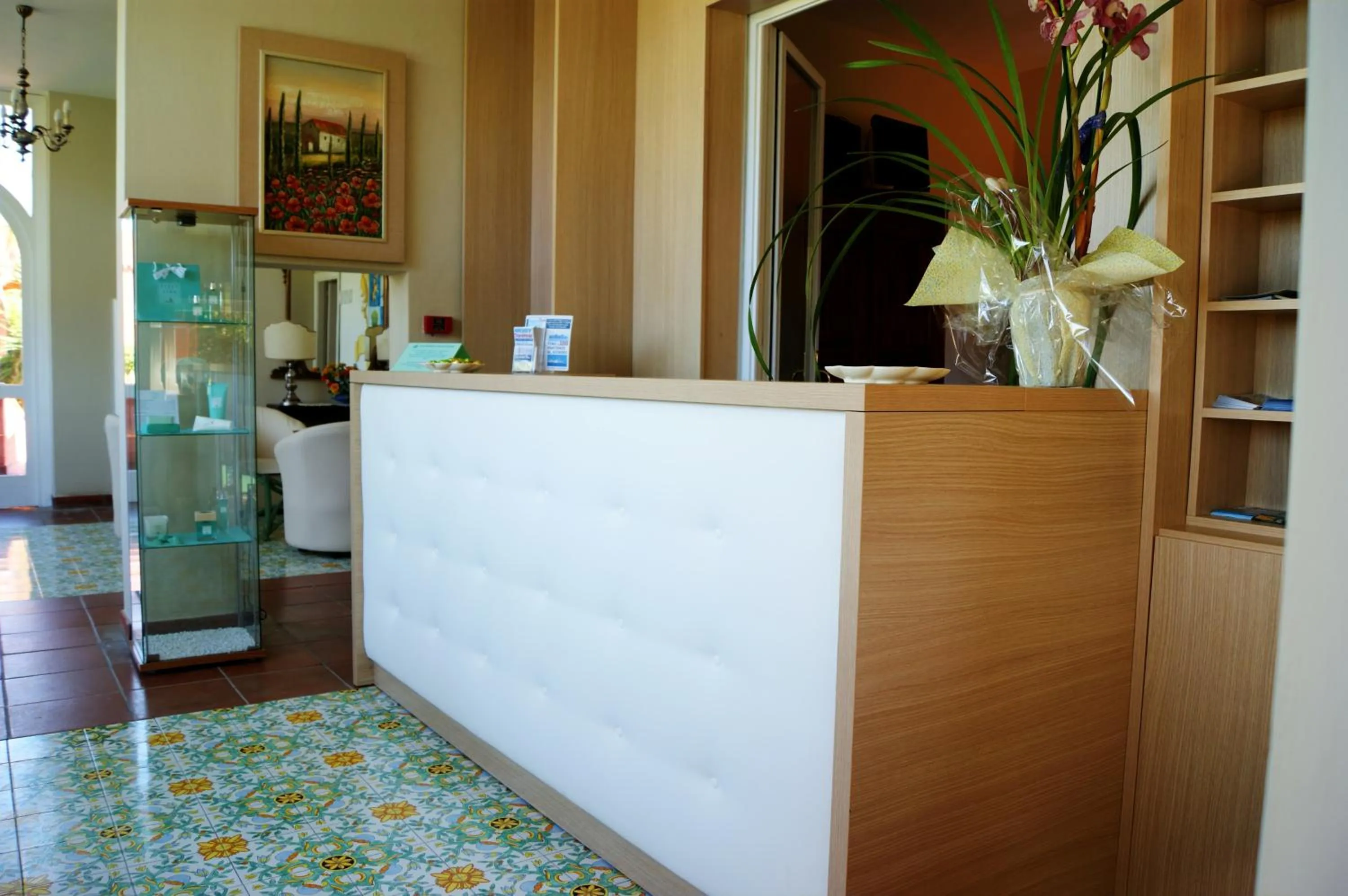 Lobby or reception in Hotel Residence Villa San Giovanni