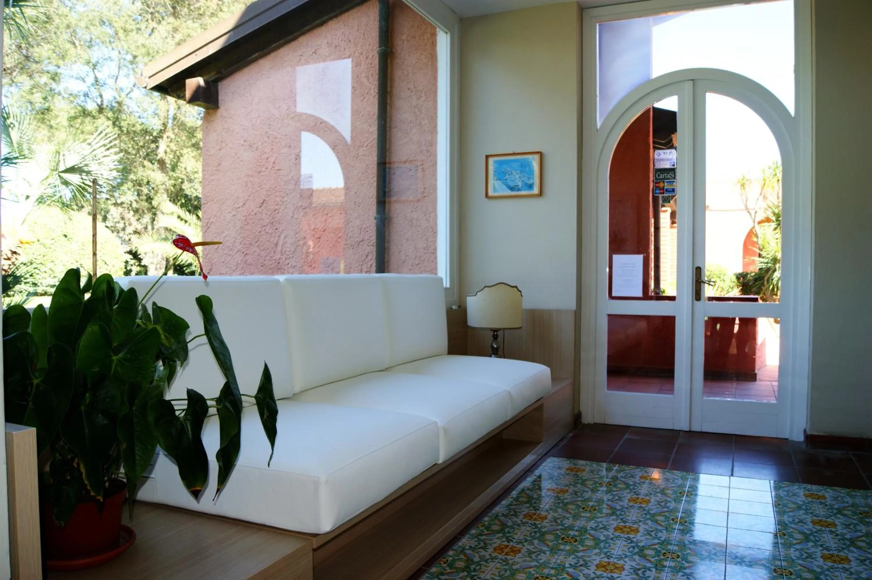 Decorative detail in Hotel Residence Villa San Giovanni