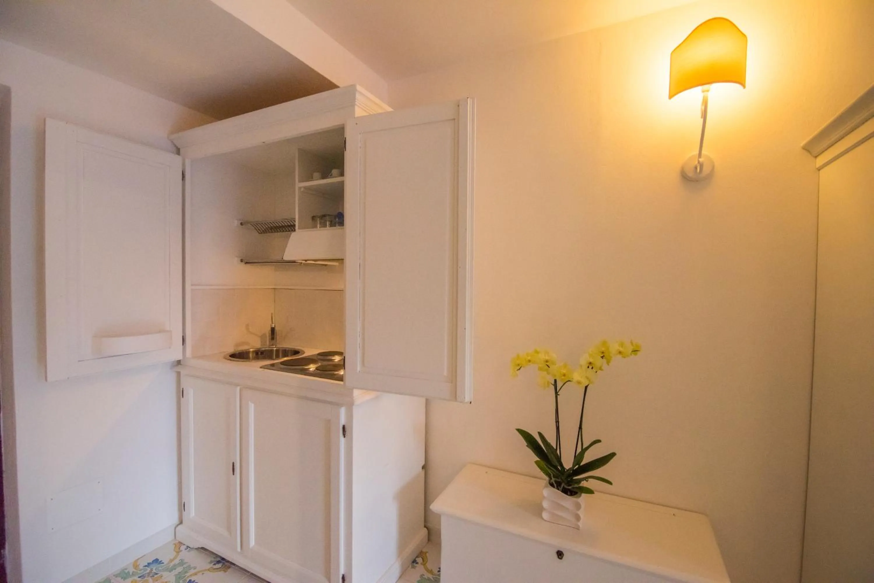Kitchen or kitchenette in Hotel Residence Villa San Giovanni