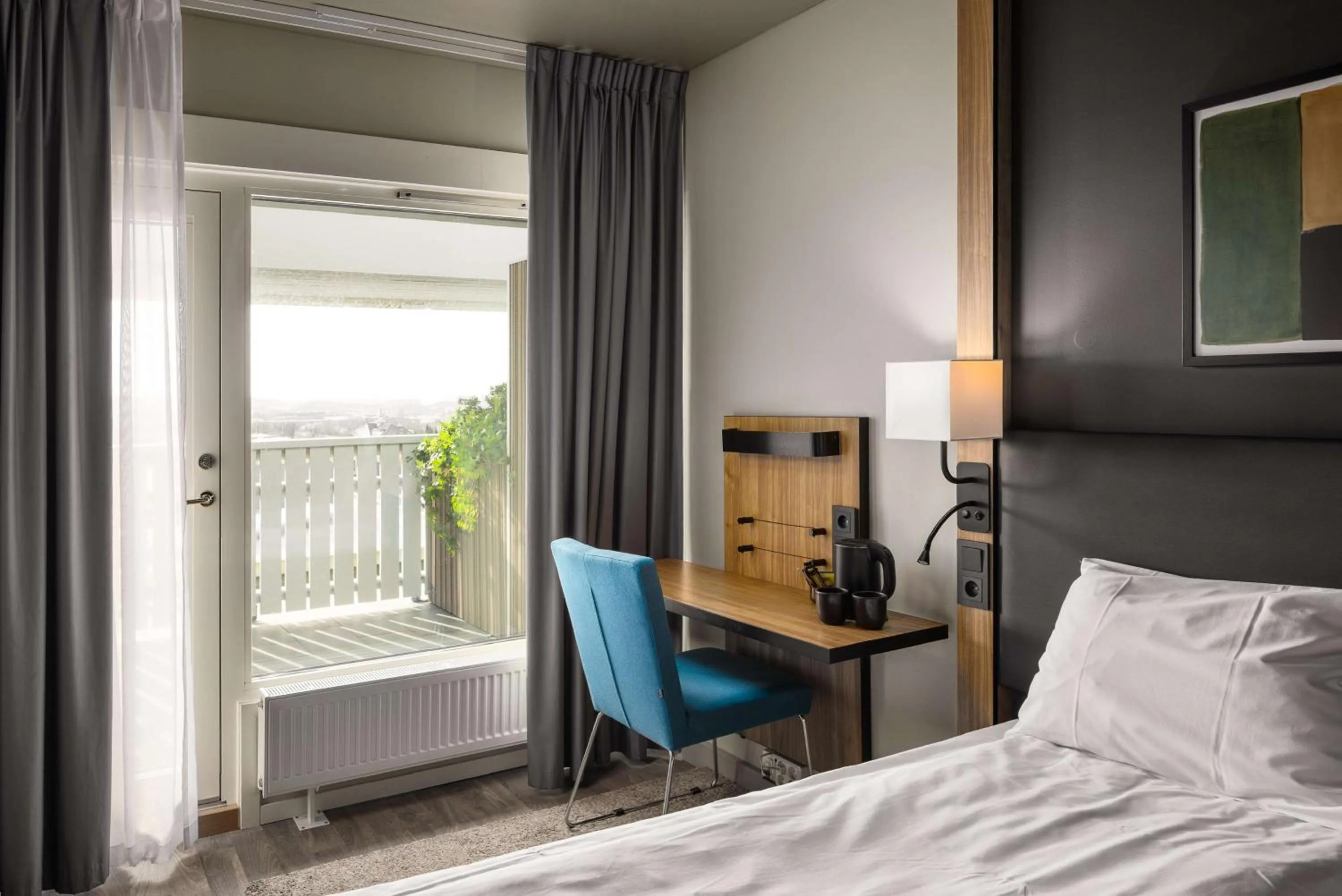 Bedroom, Bed in Scandic Sarpsborg