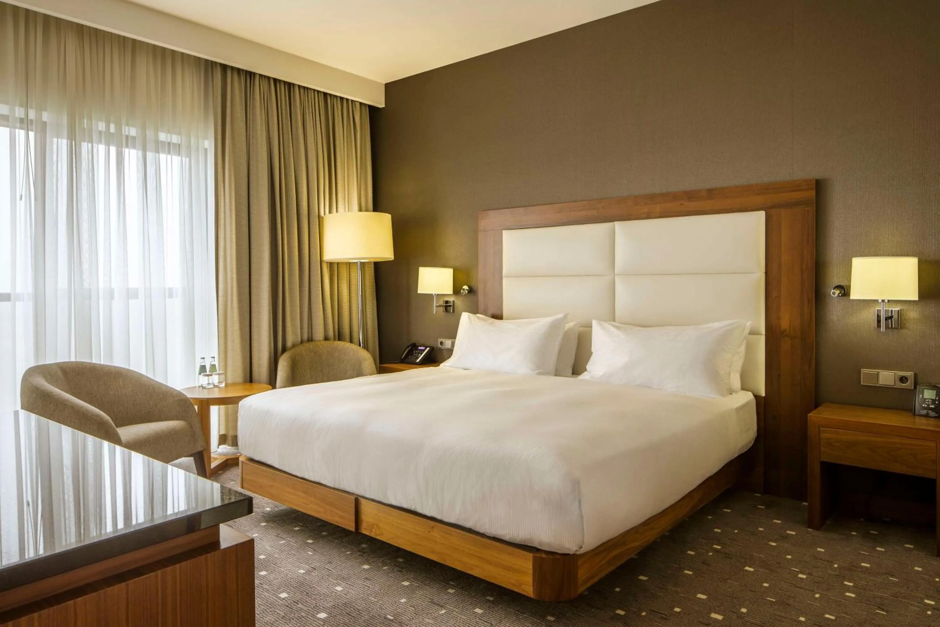 Bed in DoubleTree by Hilton Łódź