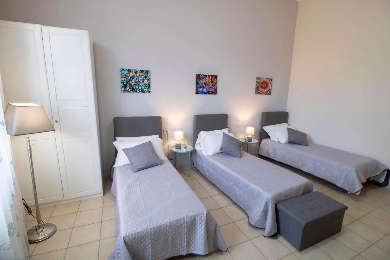 Bed in Villa Gelsomino Garden