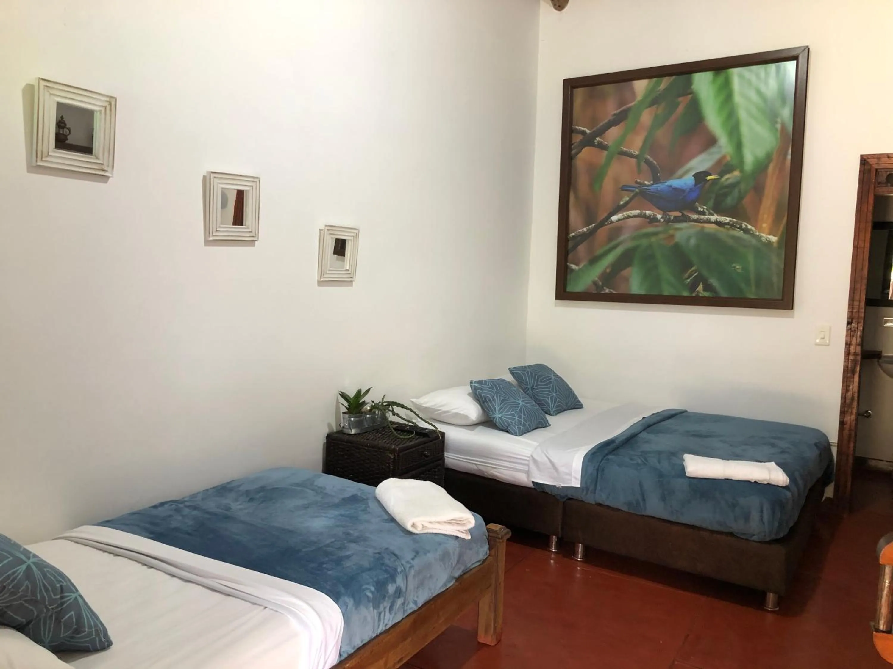 Bed in Finca Hotel Brasilia