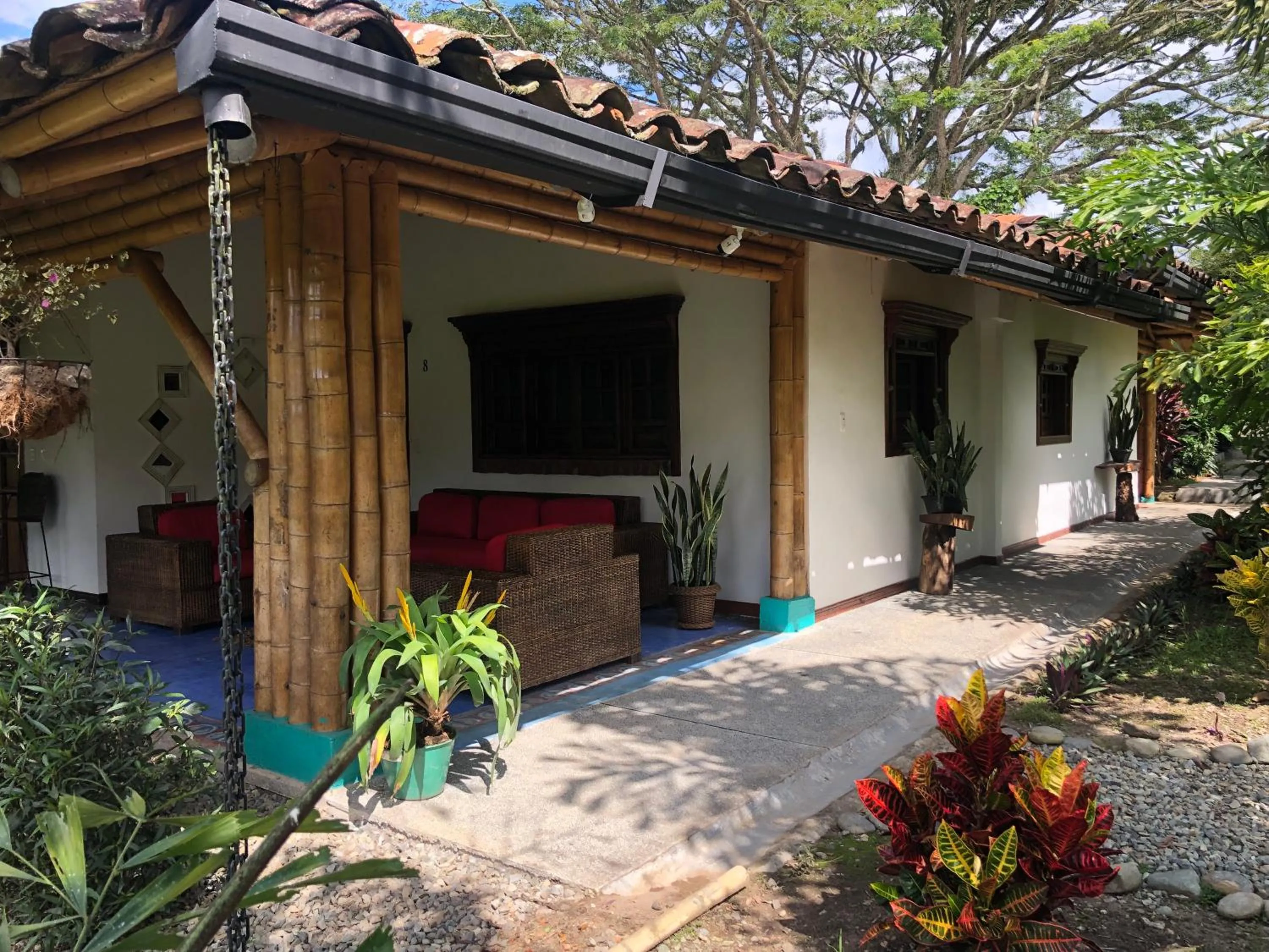 Living room in Finca Hotel Brasilia