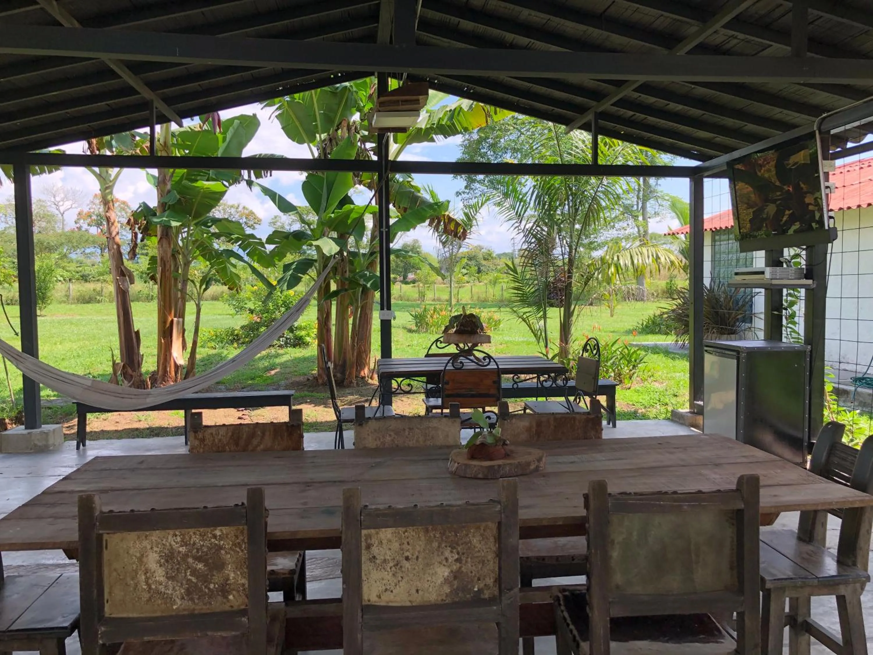 BBQ facilities in Finca Hotel Brasilia