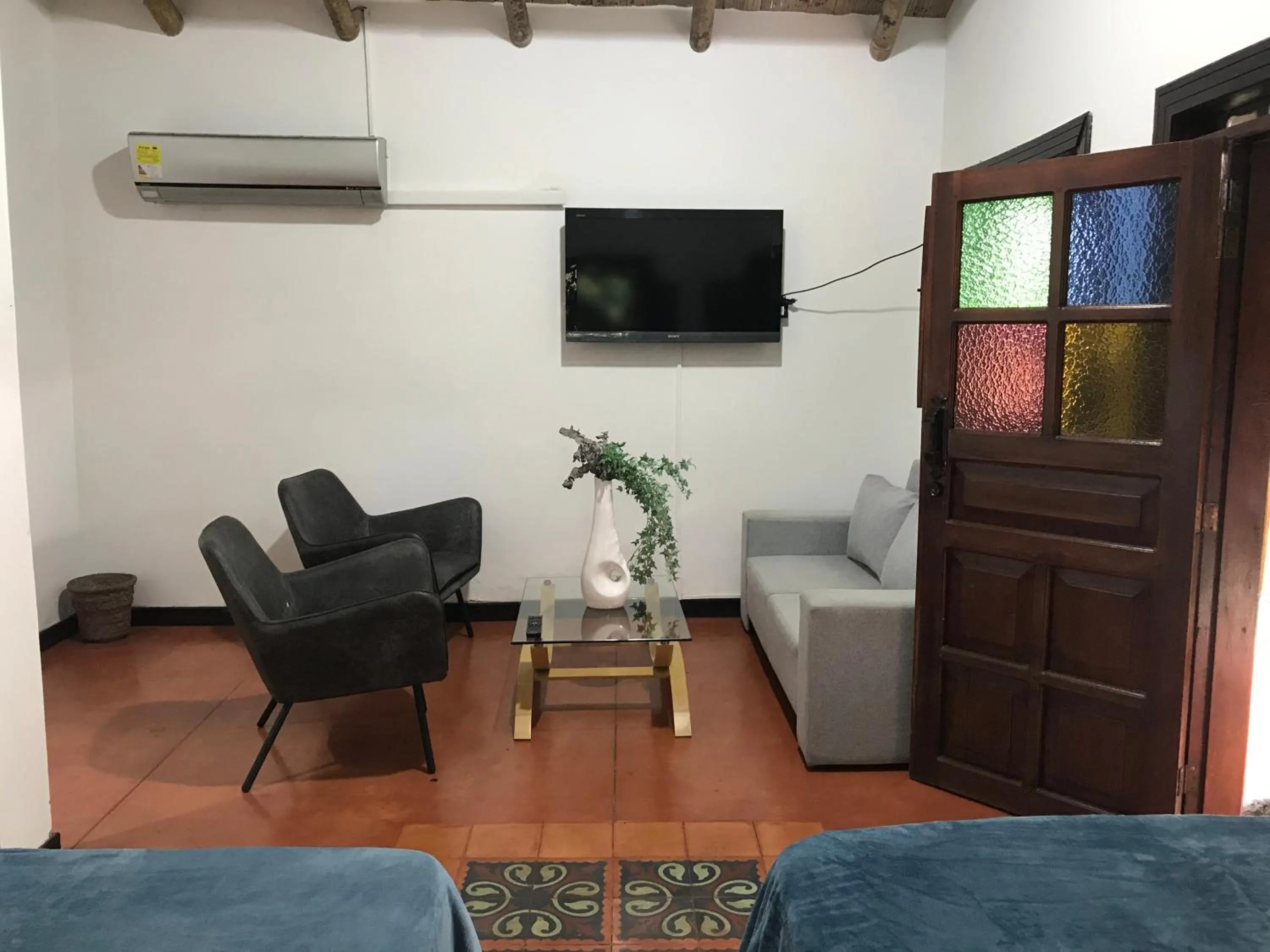 TV and multimedia in Finca Hotel Brasilia