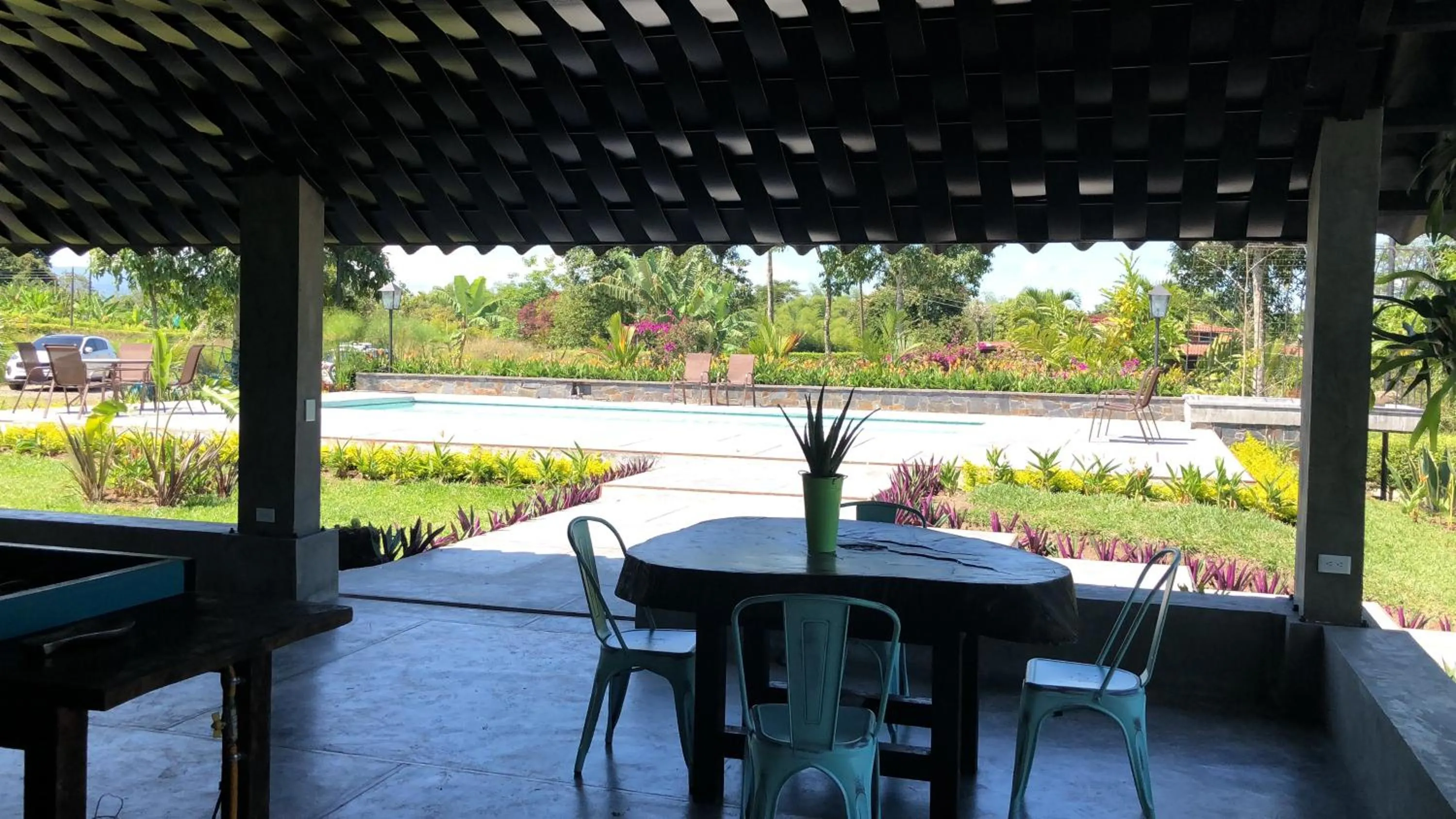 Garden view in Finca Hotel Brasilia