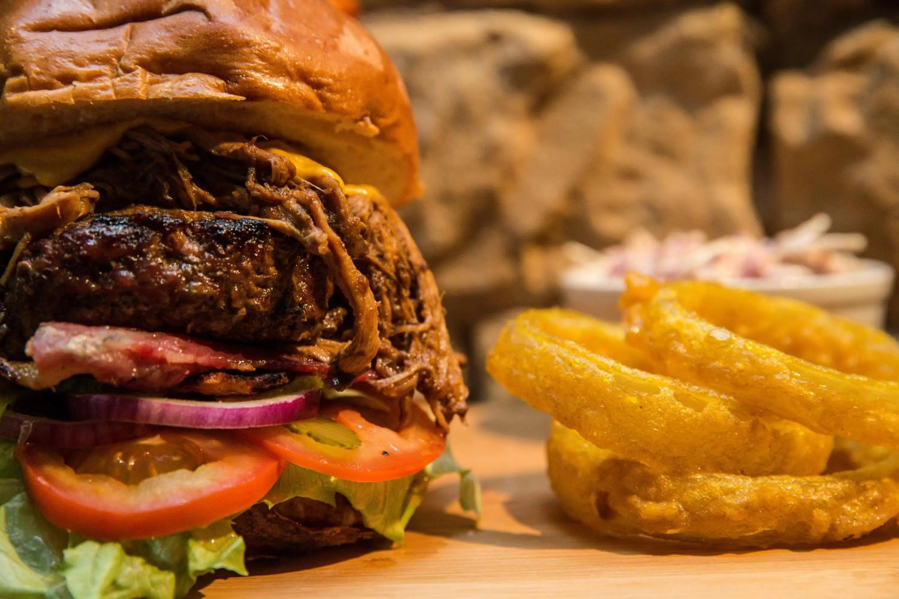 Food close-up in The Old Fourpenny Hotel