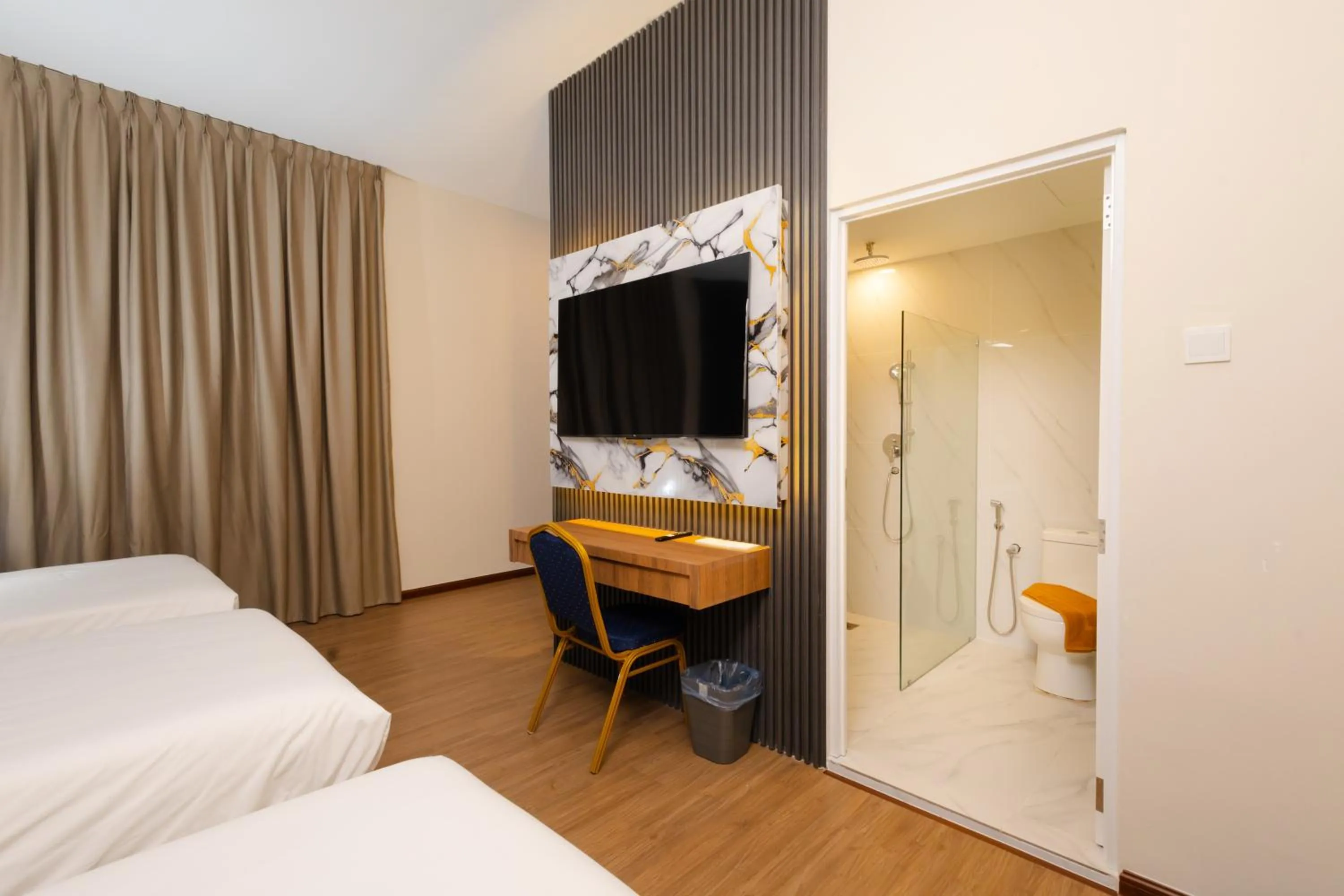 Bed in Hotel Pen Mutiara