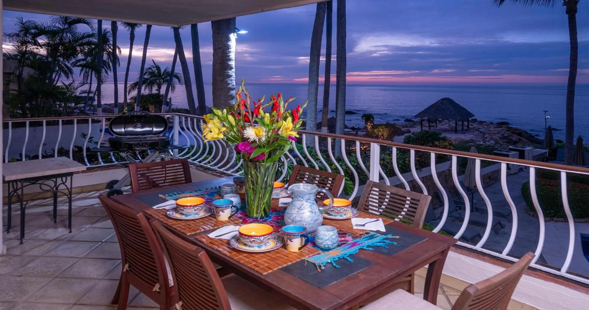 Balcony/Terrace in Ocean Front, 3 bedroom, 3 bathroom, Casa Natalia, Playa Esmeralda