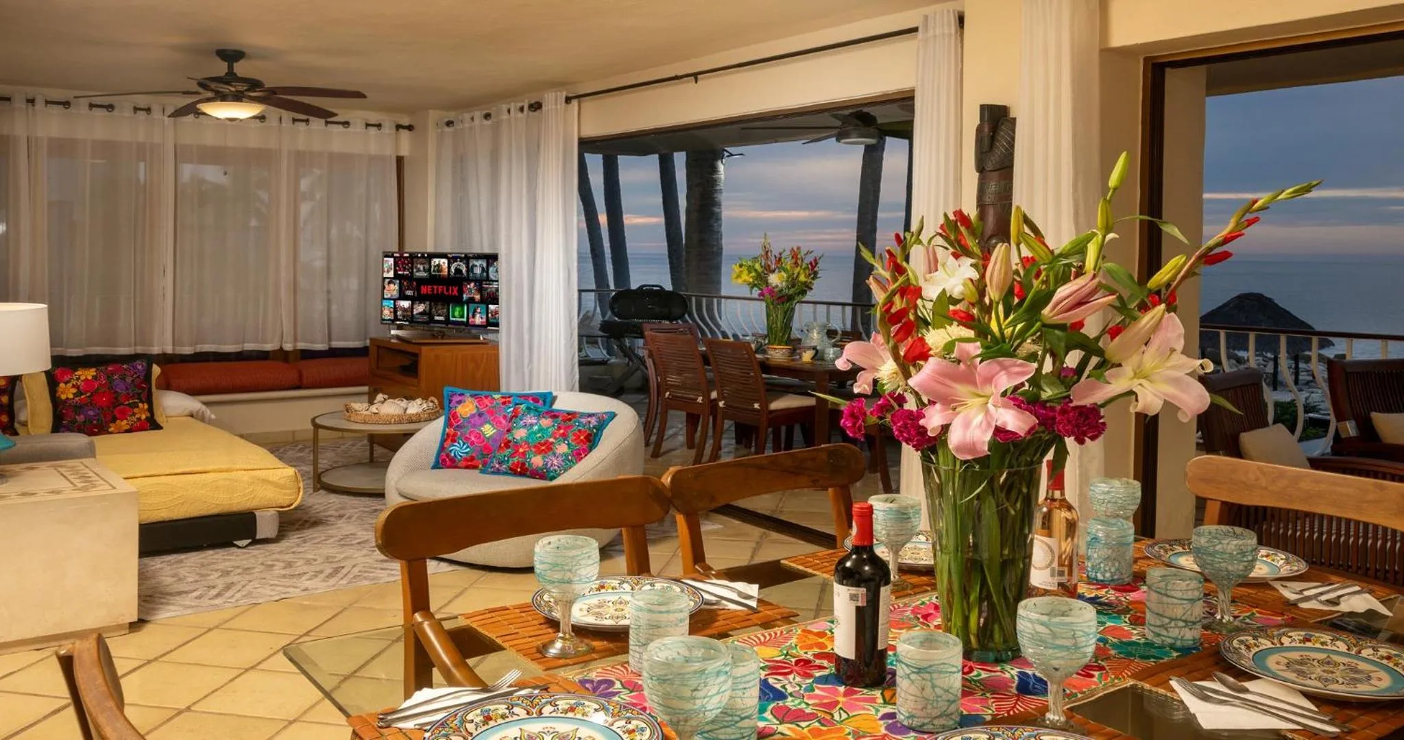 View (from property/room) in Ocean Front, 3 bedroom, 3 bathroom, Casa Natalia, Playa Esmeralda