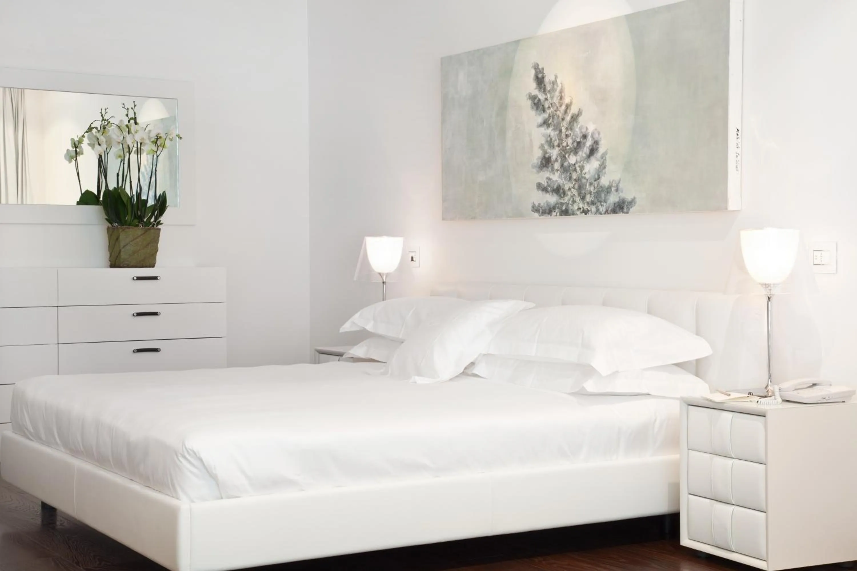 Bed in Magna Pars l'Hotel à Parfum, Small Luxury Hotels of the World