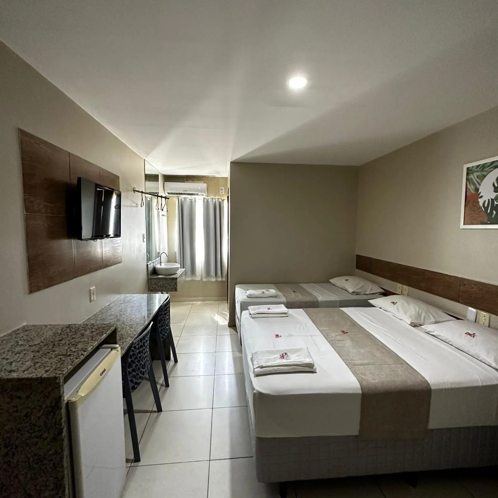 Bed in Onix Hotel Aeroporto