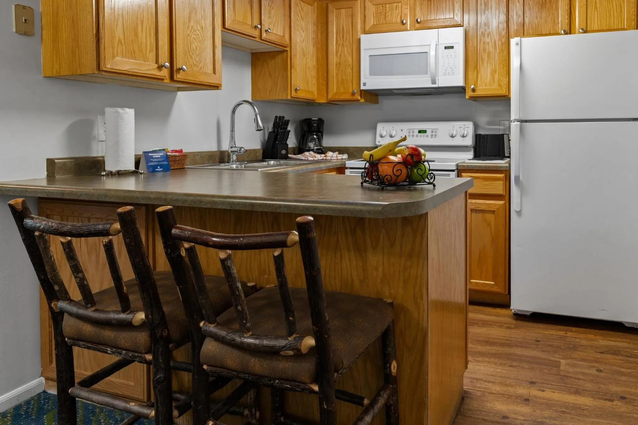 Communal kitchen in WorldMark Wolf Creek