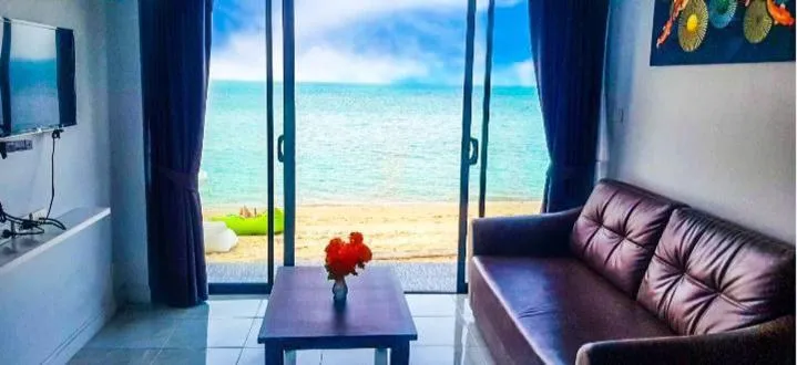 Living room in March Samui Resort