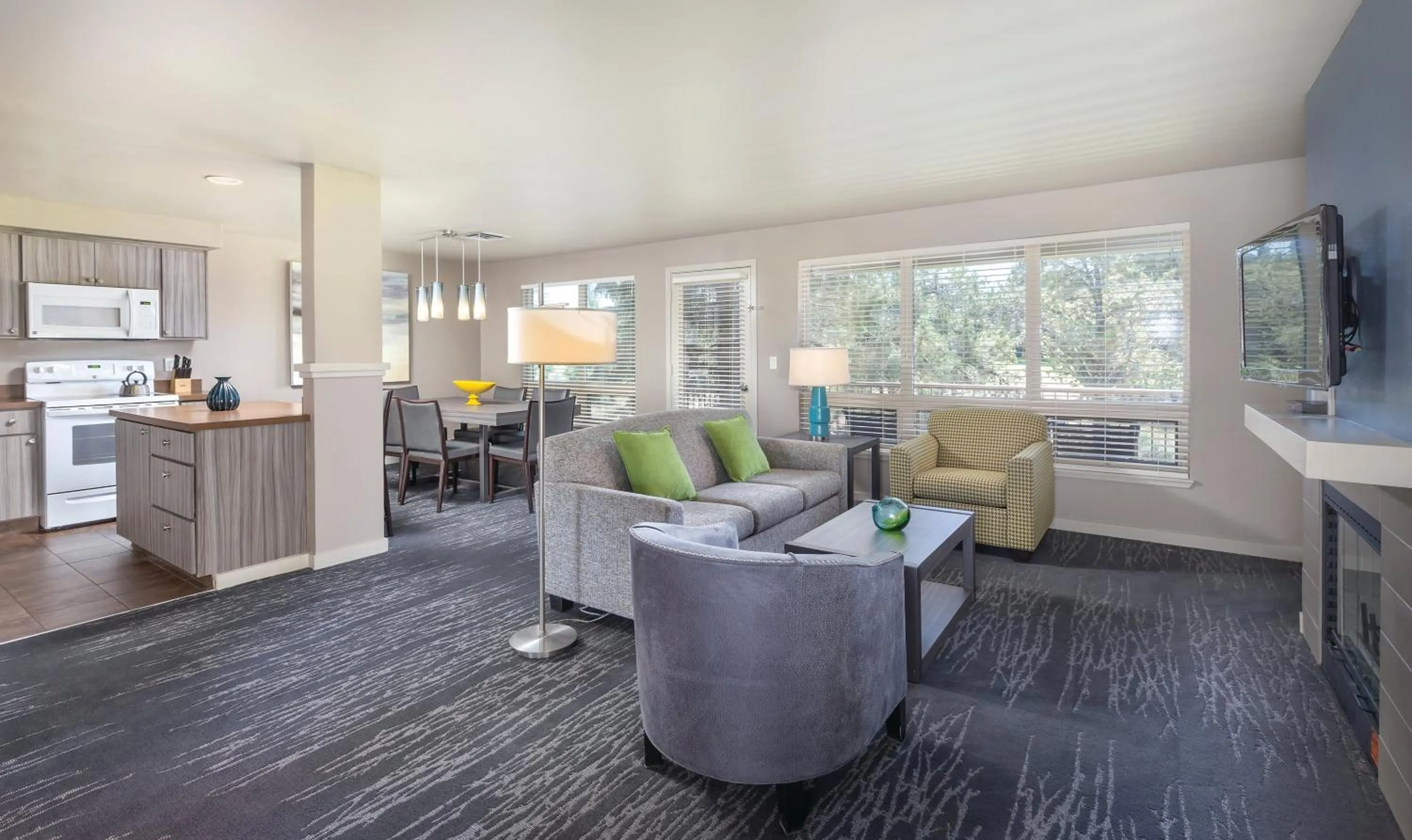 Living room in WorldMark Eagle Crest