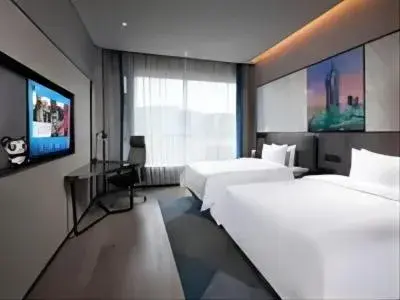 Superior Twin Room in Hampton By Hilton Hangzhou Future Sign Technology City Superior Twin Room in Hampton By Hilton Hangzhou Future Sign Technology City