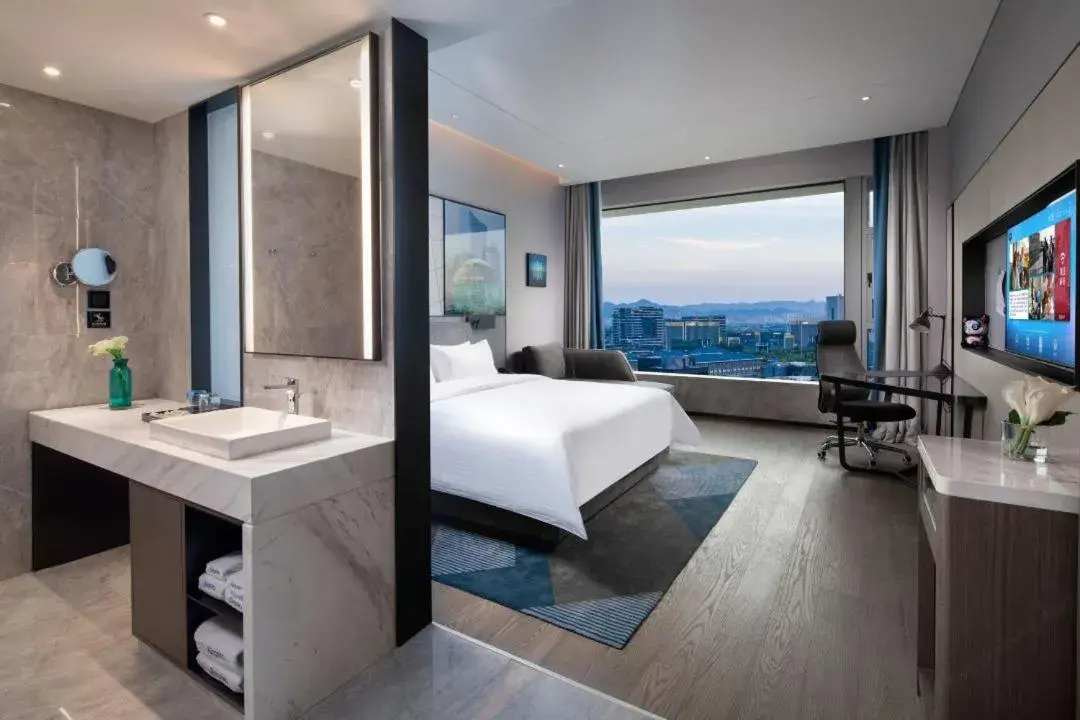 Deluxe Queen Room in Hampton By Hilton Hangzhou Future Sign Technology City Deluxe Queen Room in Hampton By Hilton Hangzhou Future Sign Technology City