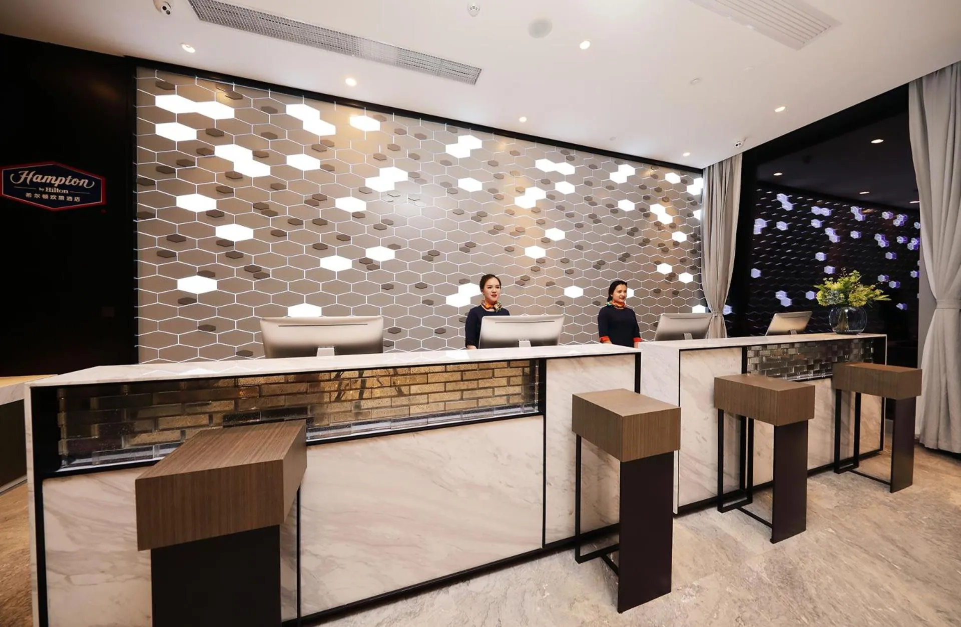 Lobby or reception in Hampton By Hilton Hangzhou Future Sign Technology City