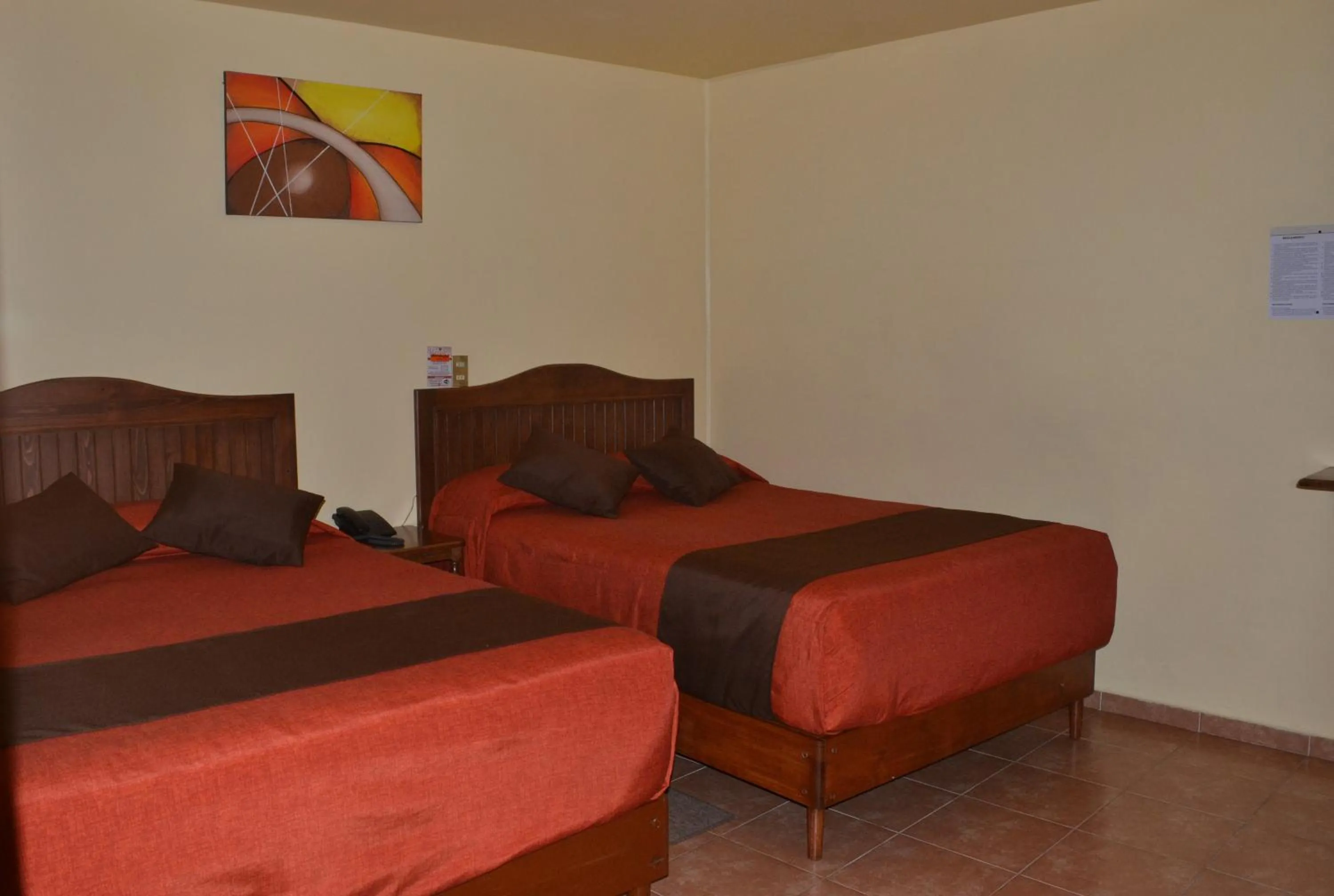 Bed in Hotel Márquez
