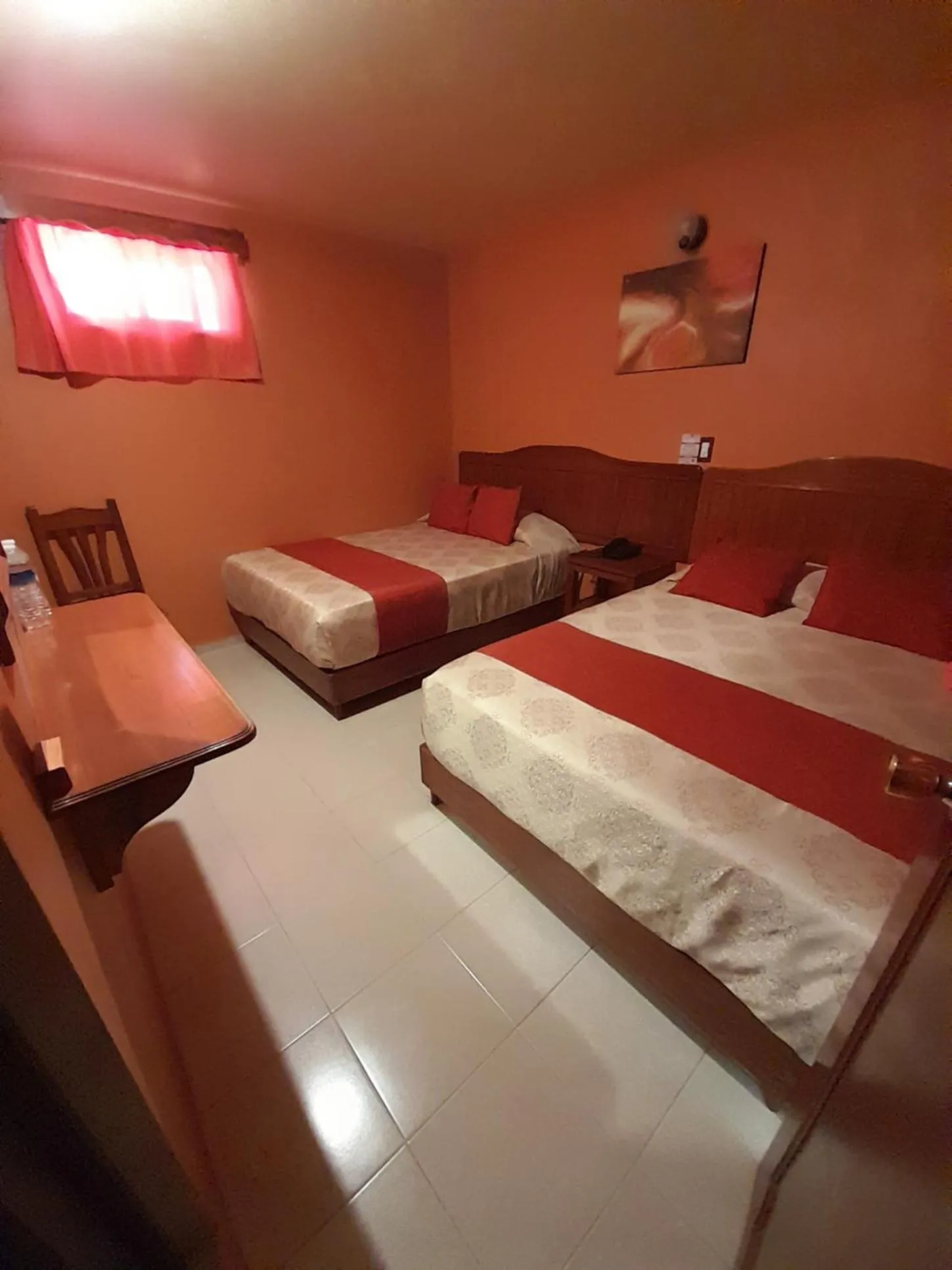 Bed in Hotel Márquez