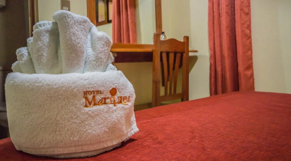 Bed in Hotel Márquez