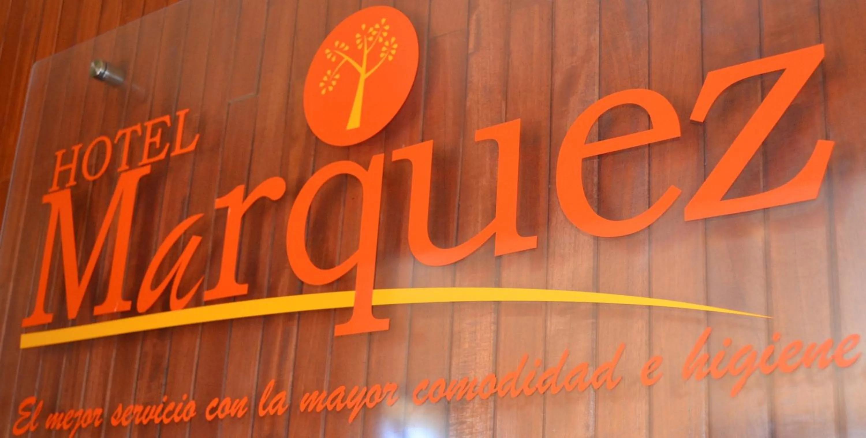 Property logo or sign in Hotel Márquez
