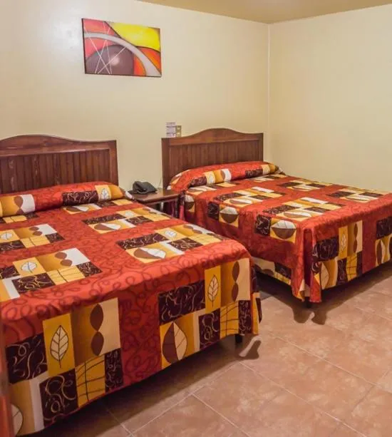 Bed in Hotel Márquez