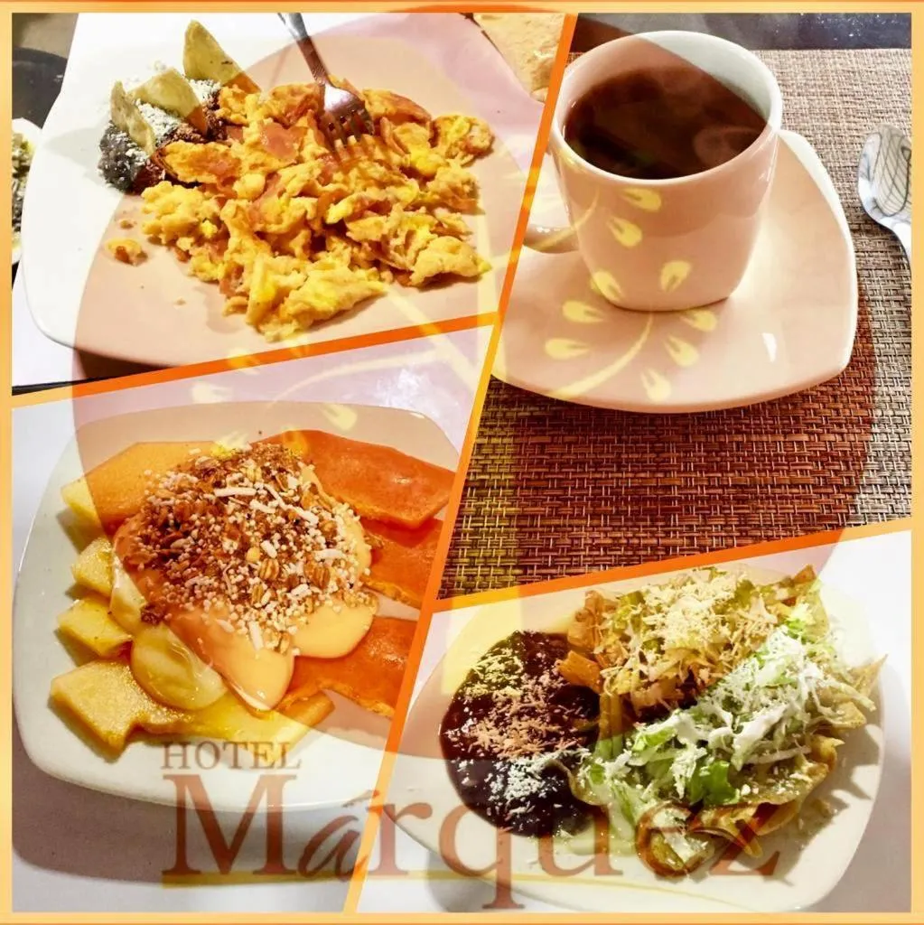 Food and drinks in Hotel Márquez