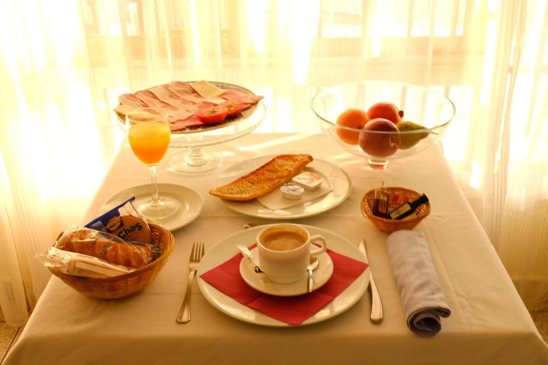 Continental breakfast in Hotel El Prado by Vivere Stays