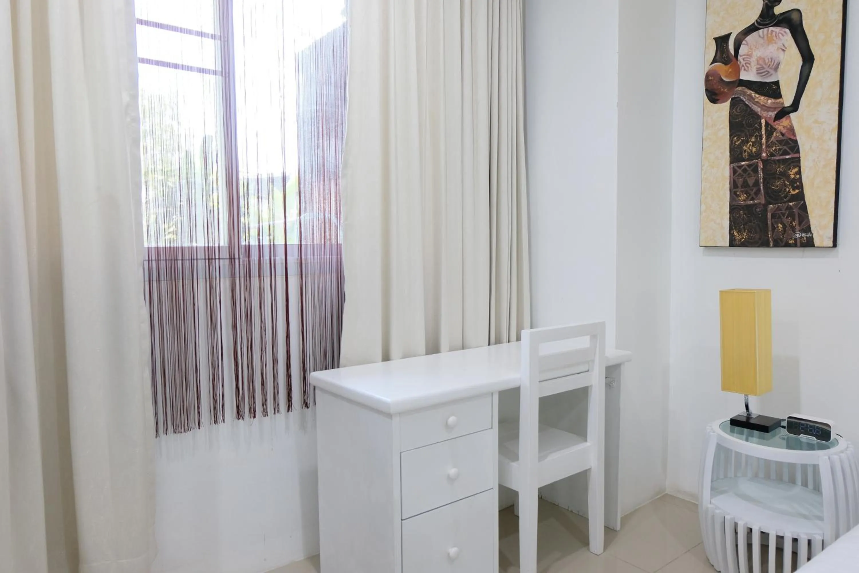 Seating area in Baan Poon Garden