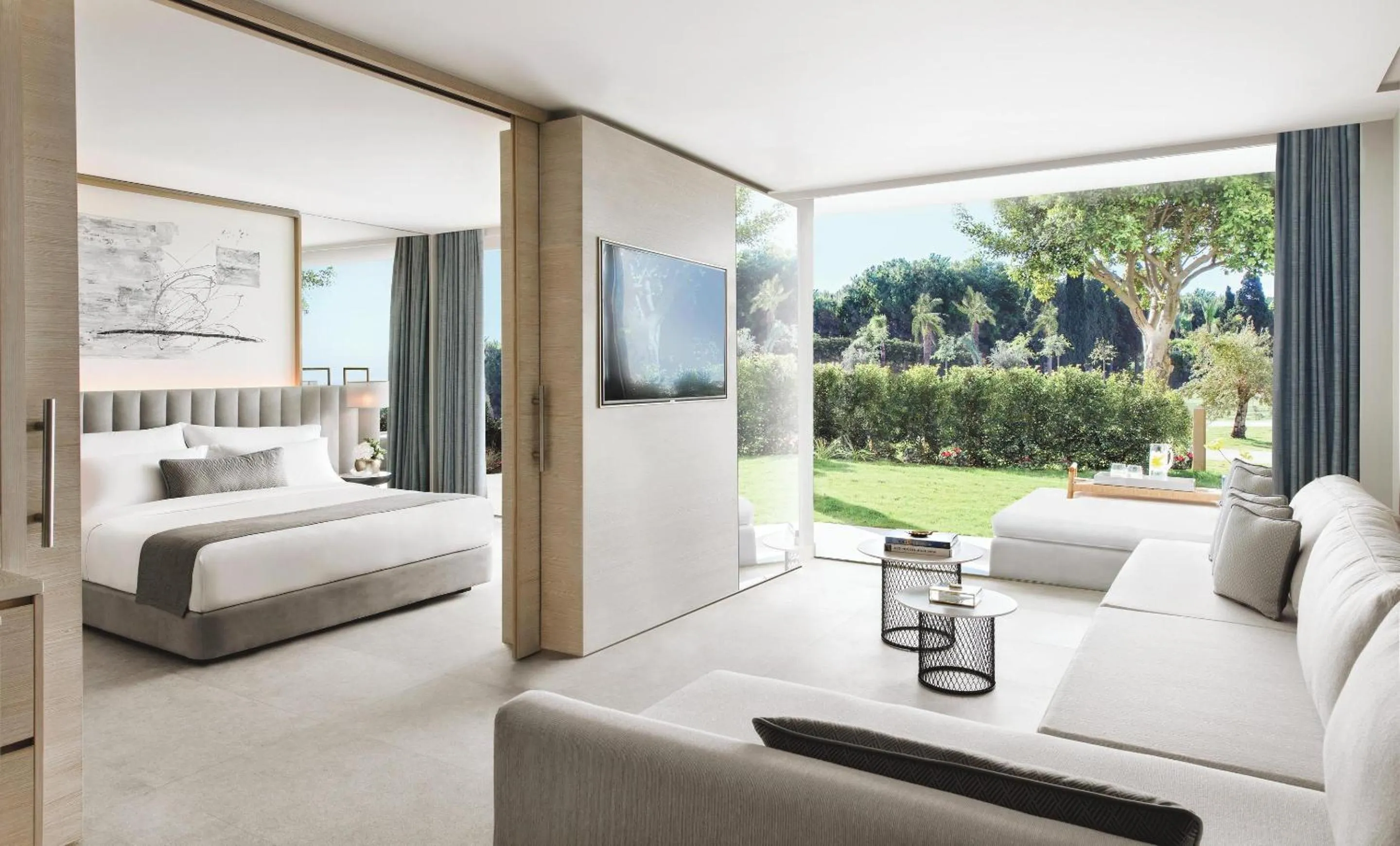 Bathroom, Bed in Ikos Andalusia