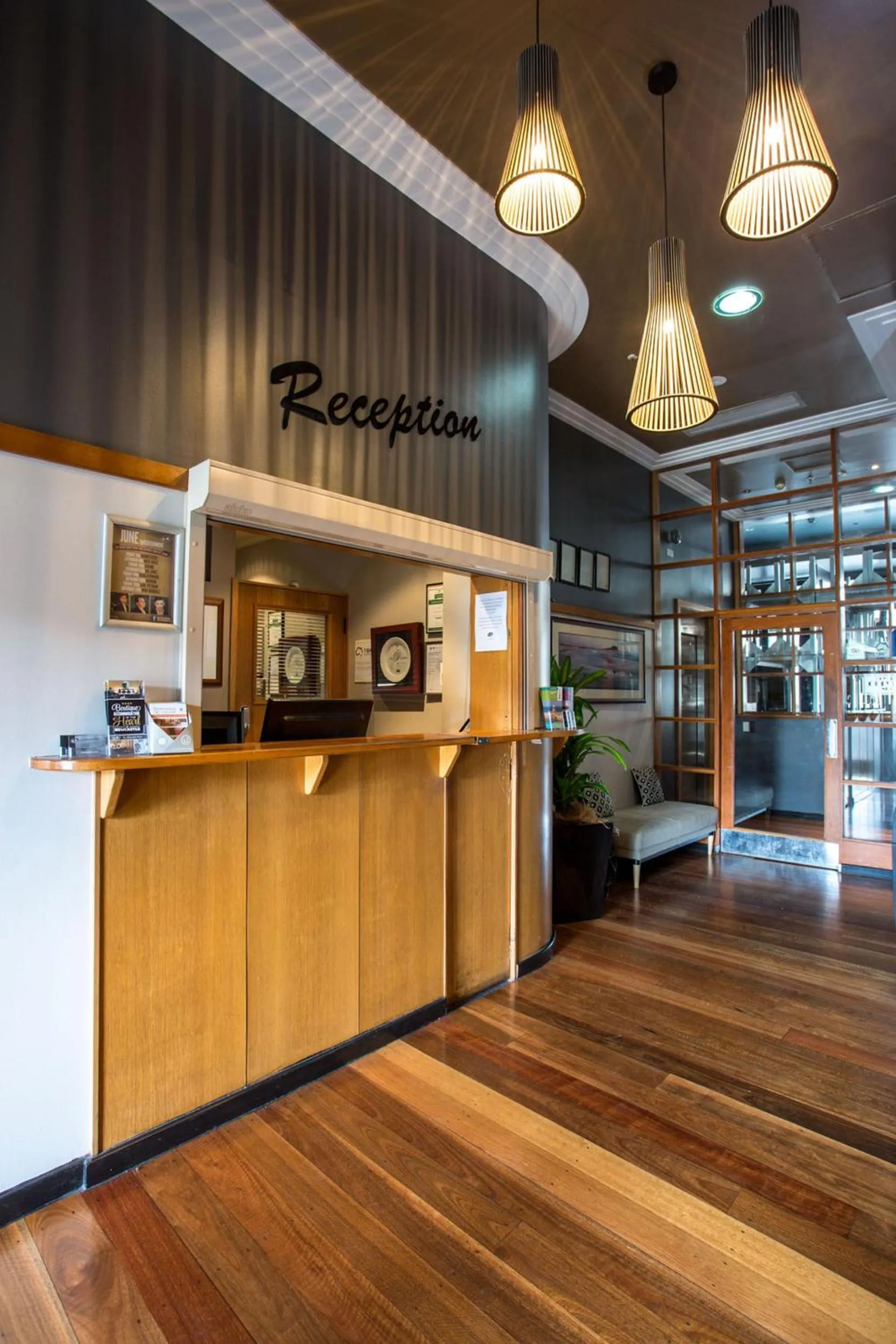 Lobby or reception in Clarendon Hotel