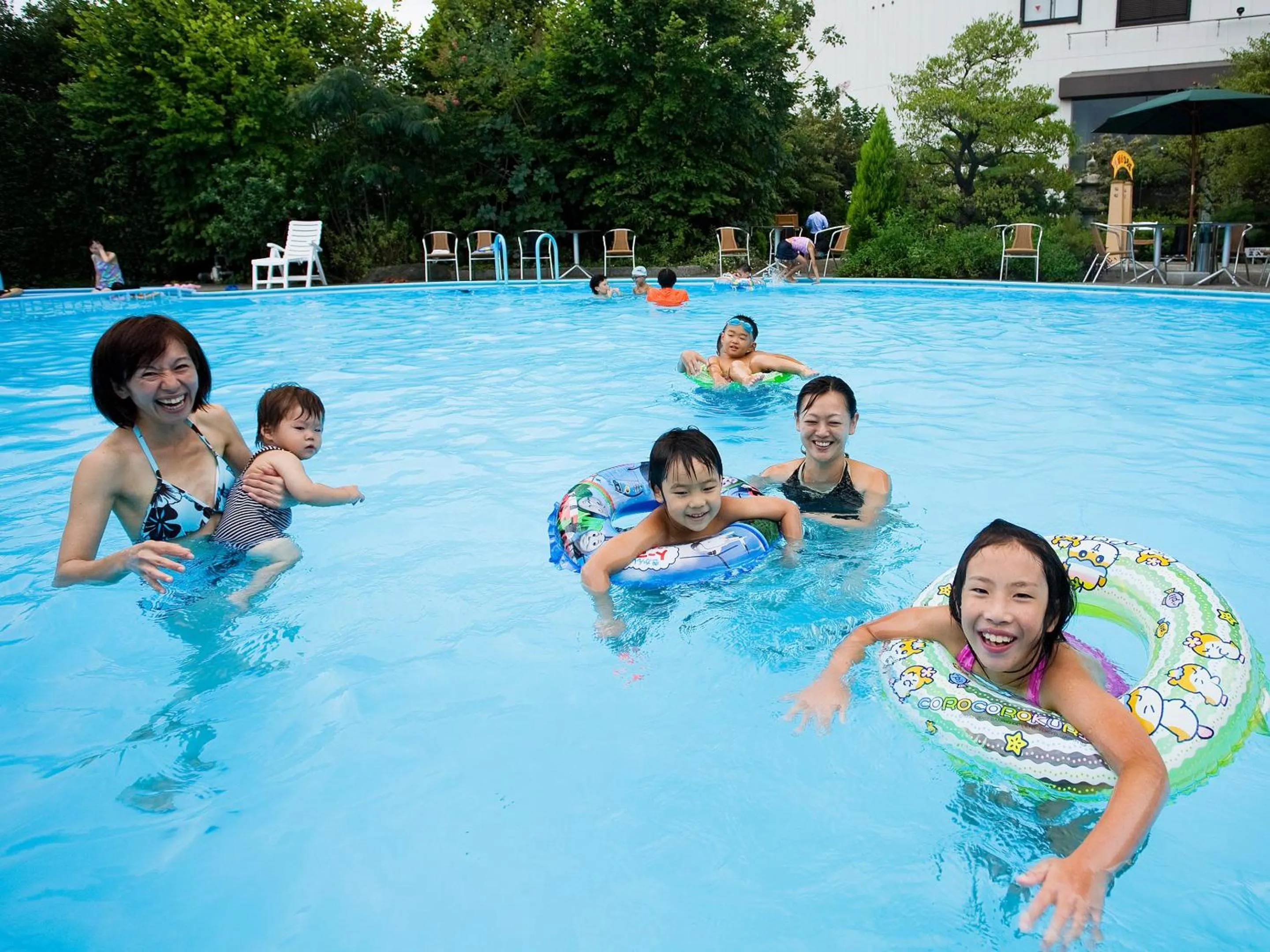 Swimming pool in Yumoto Konpira Onsen Hananoyu Kobaitei