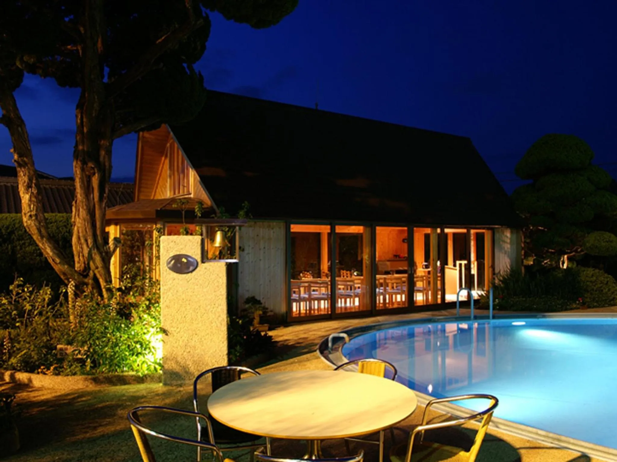Swimming pool in Yumoto Konpira Onsen Hananoyu Kobaitei