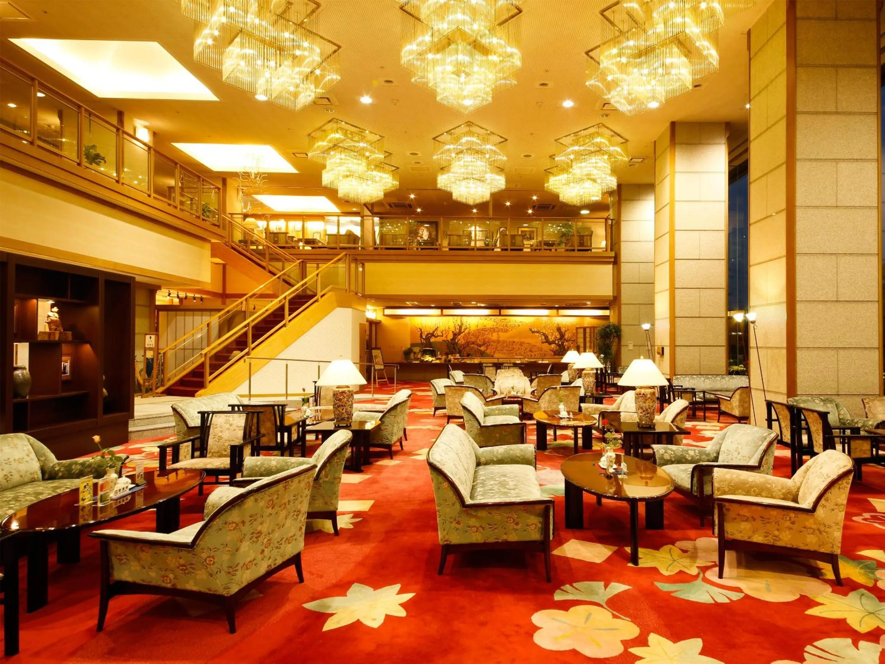 Lobby or reception in Yumoto Konpira Onsen Hananoyu Kobaitei