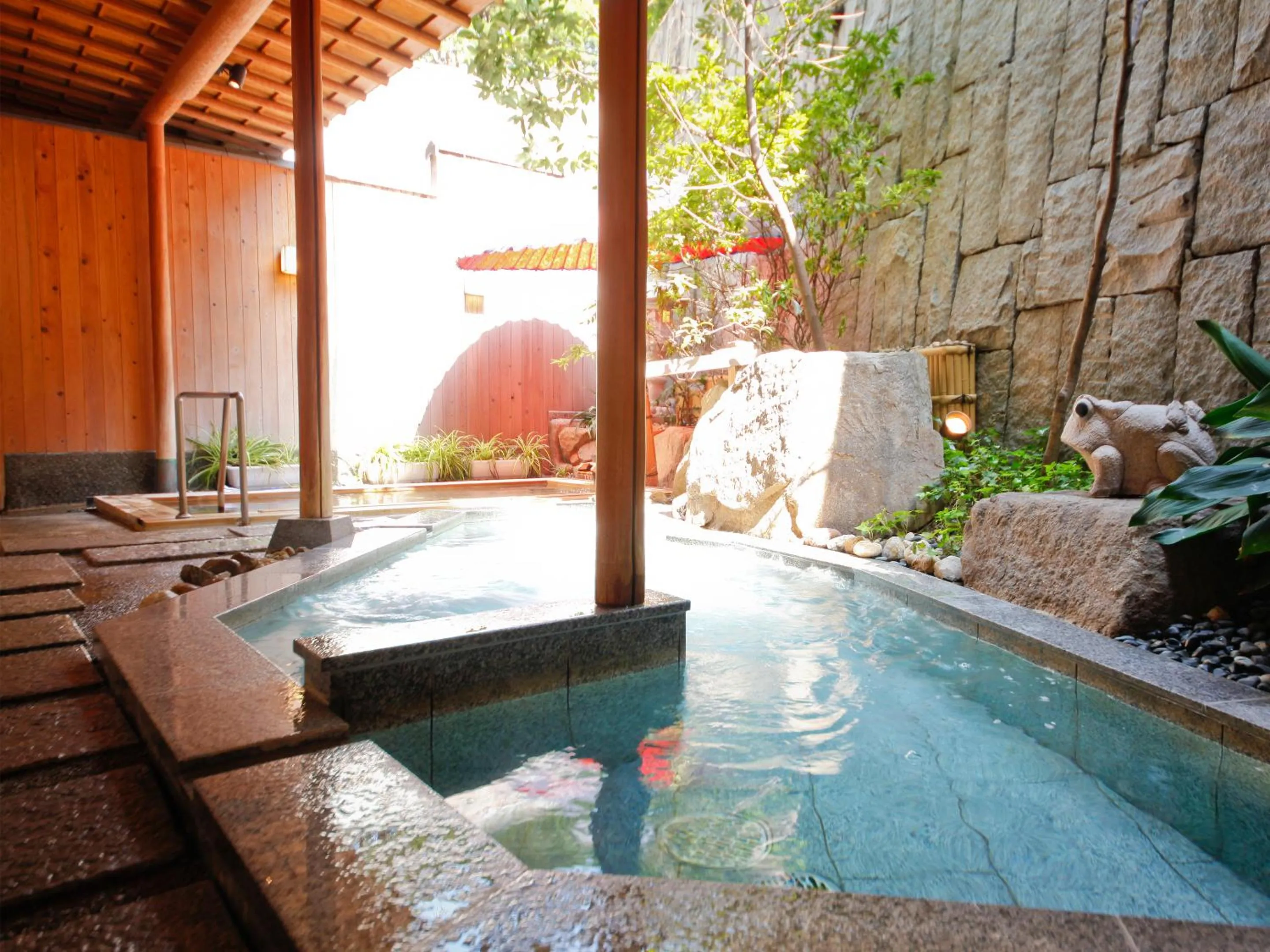 Hot Spring Bath in Yumoto Konpira Onsen Hananoyu Kobaitei